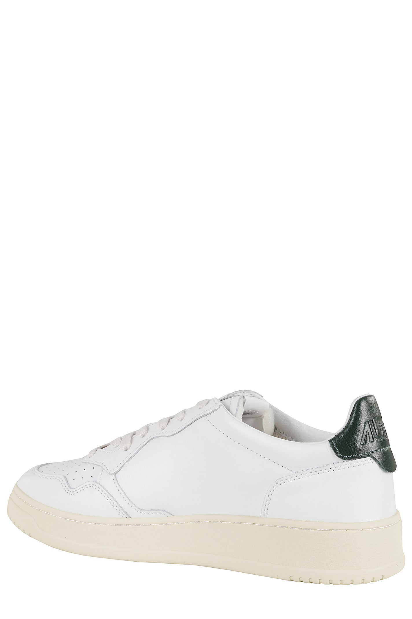 Autry Medalist Sneakers In White And Blue Leather In White