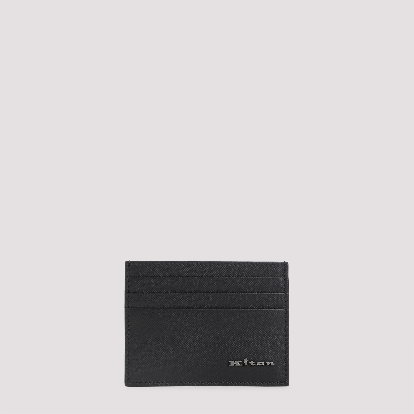 Kiton Card Holder In Black