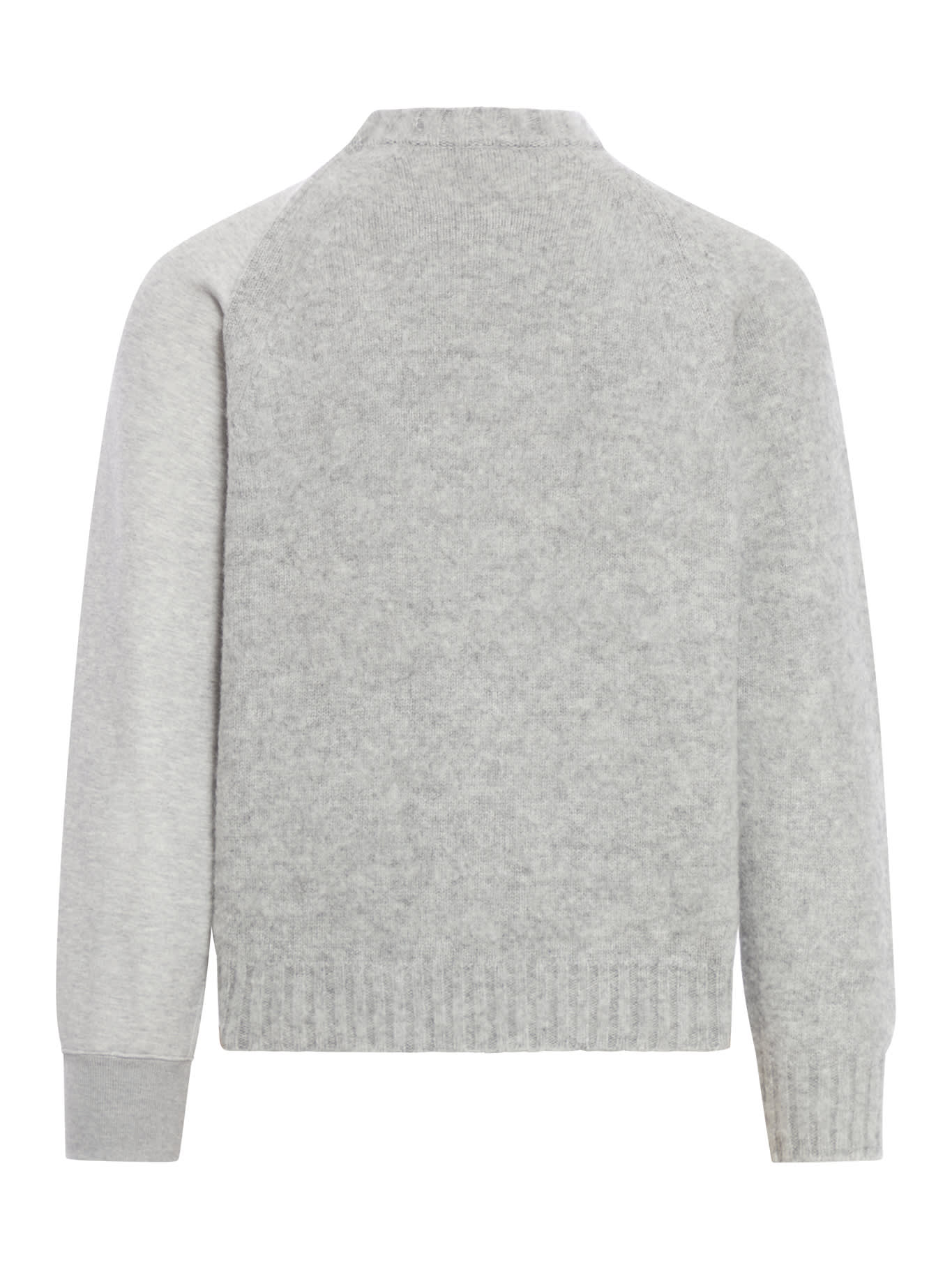 Shop Sacai Knit Sweater In L Gray