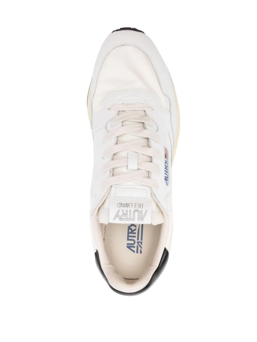 Shop Autry White Reelwind Low Sneakers