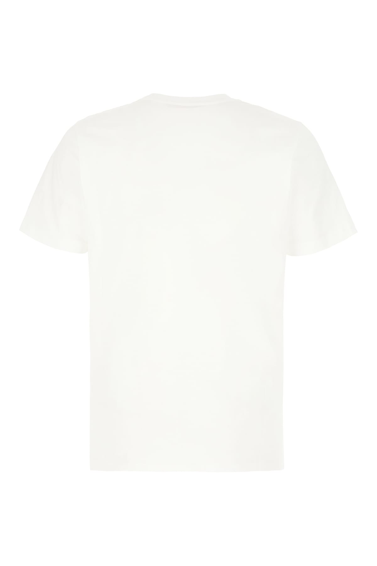 Shop Marni White Cotton T-shirt In Lily White