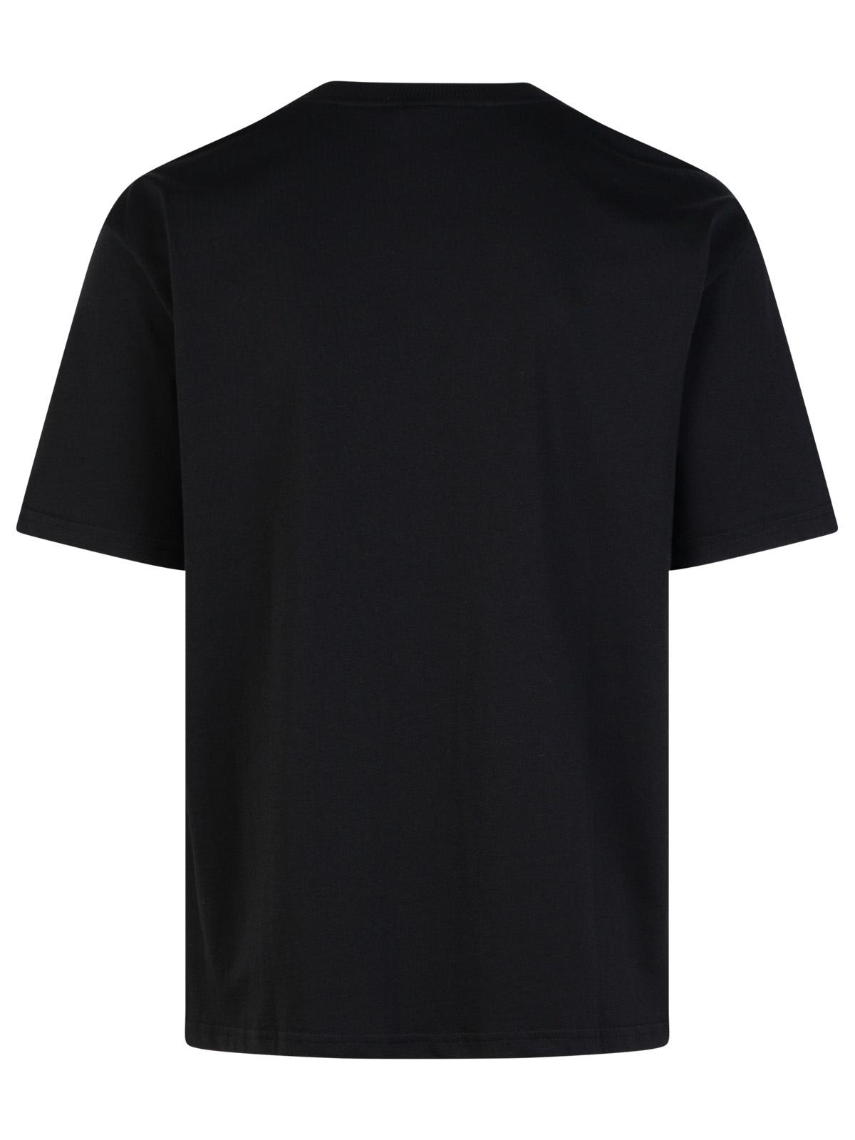 Shop Apc Boxy Black Cotton T-shirt