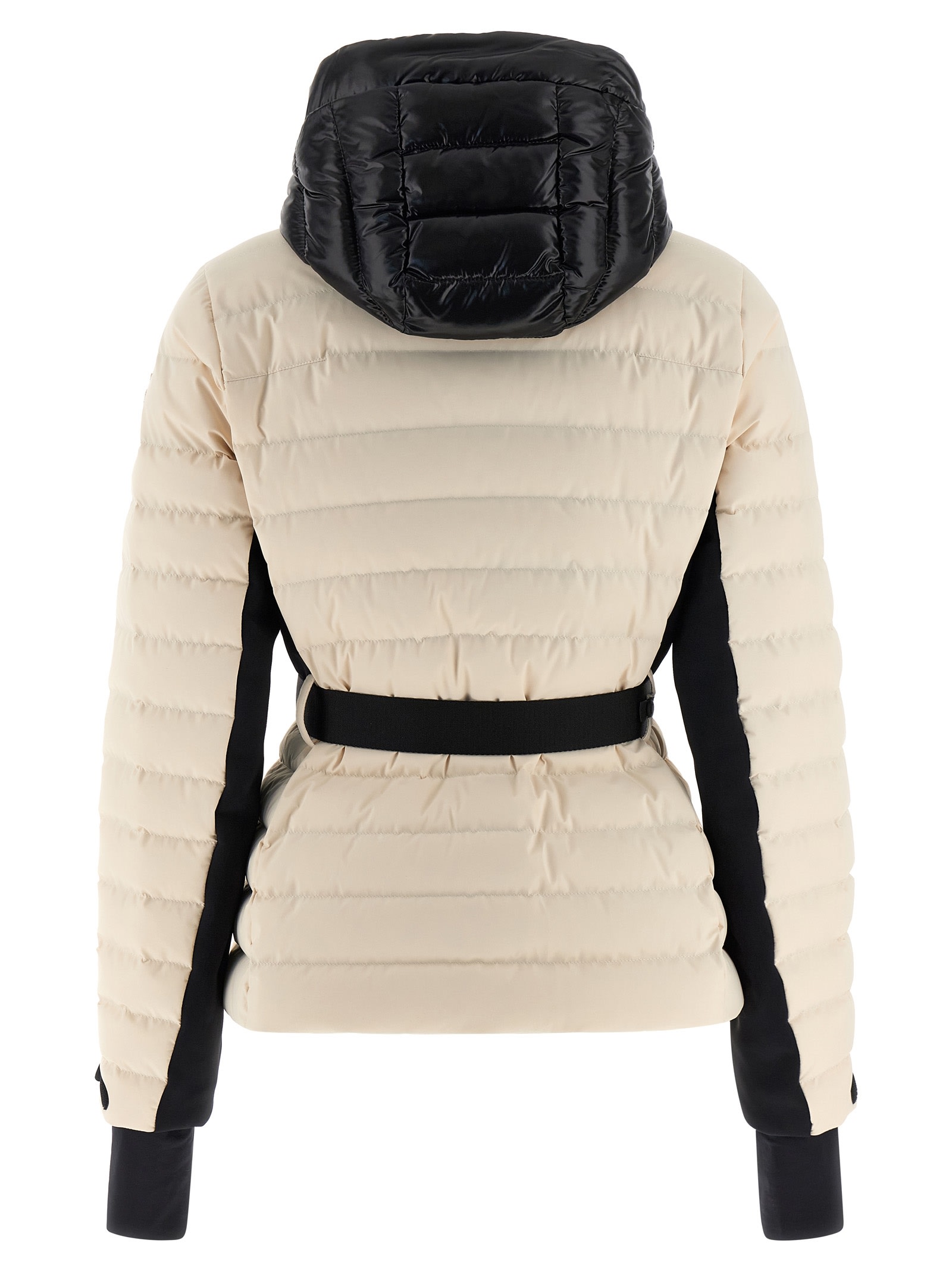 Moncler Bruche Puffer Jackets Beige In Black