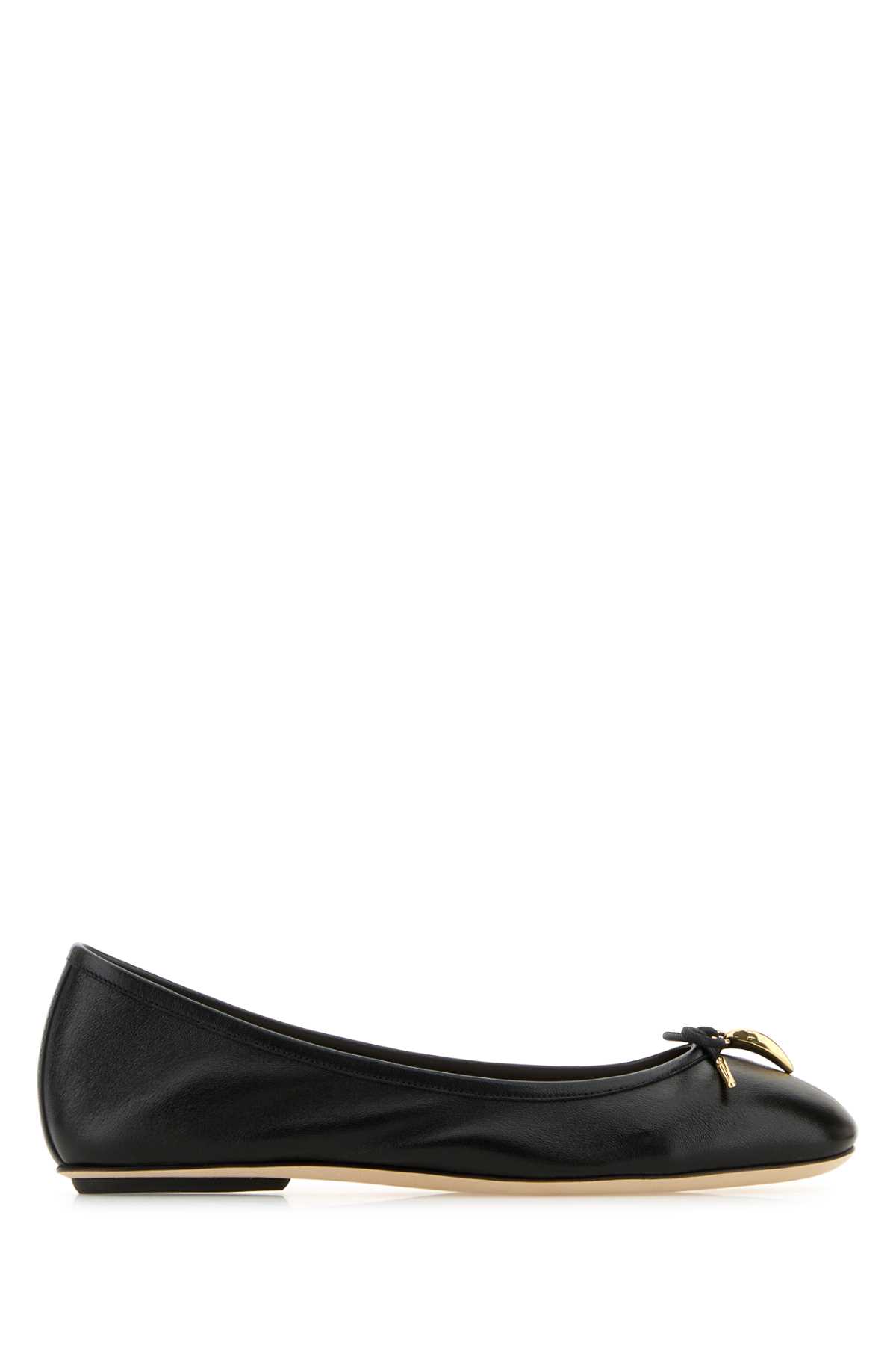 Chloé Black Leather Iris Ballerinas