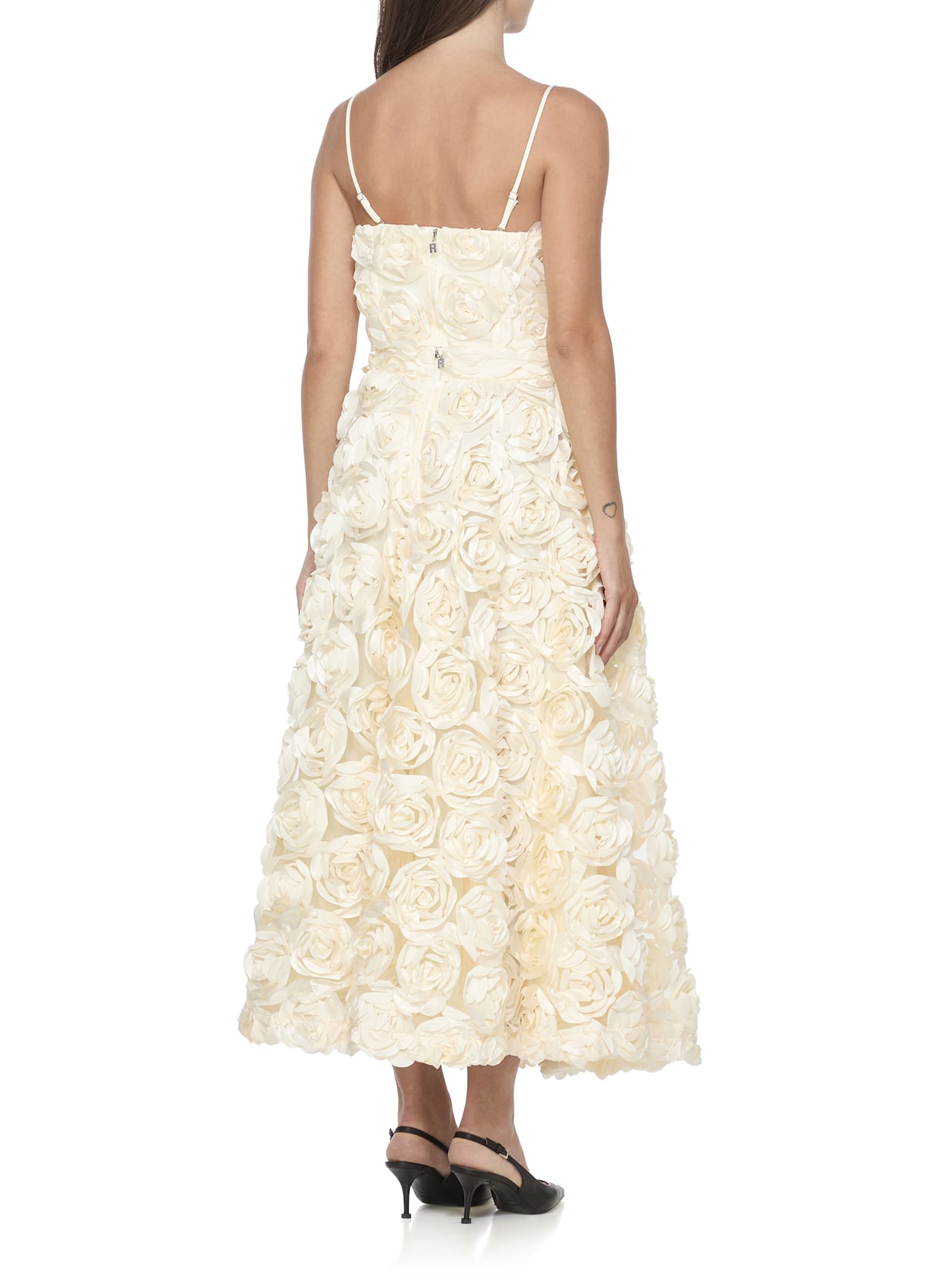 Rotate Birger Christensen Rotate Top With Roses In White