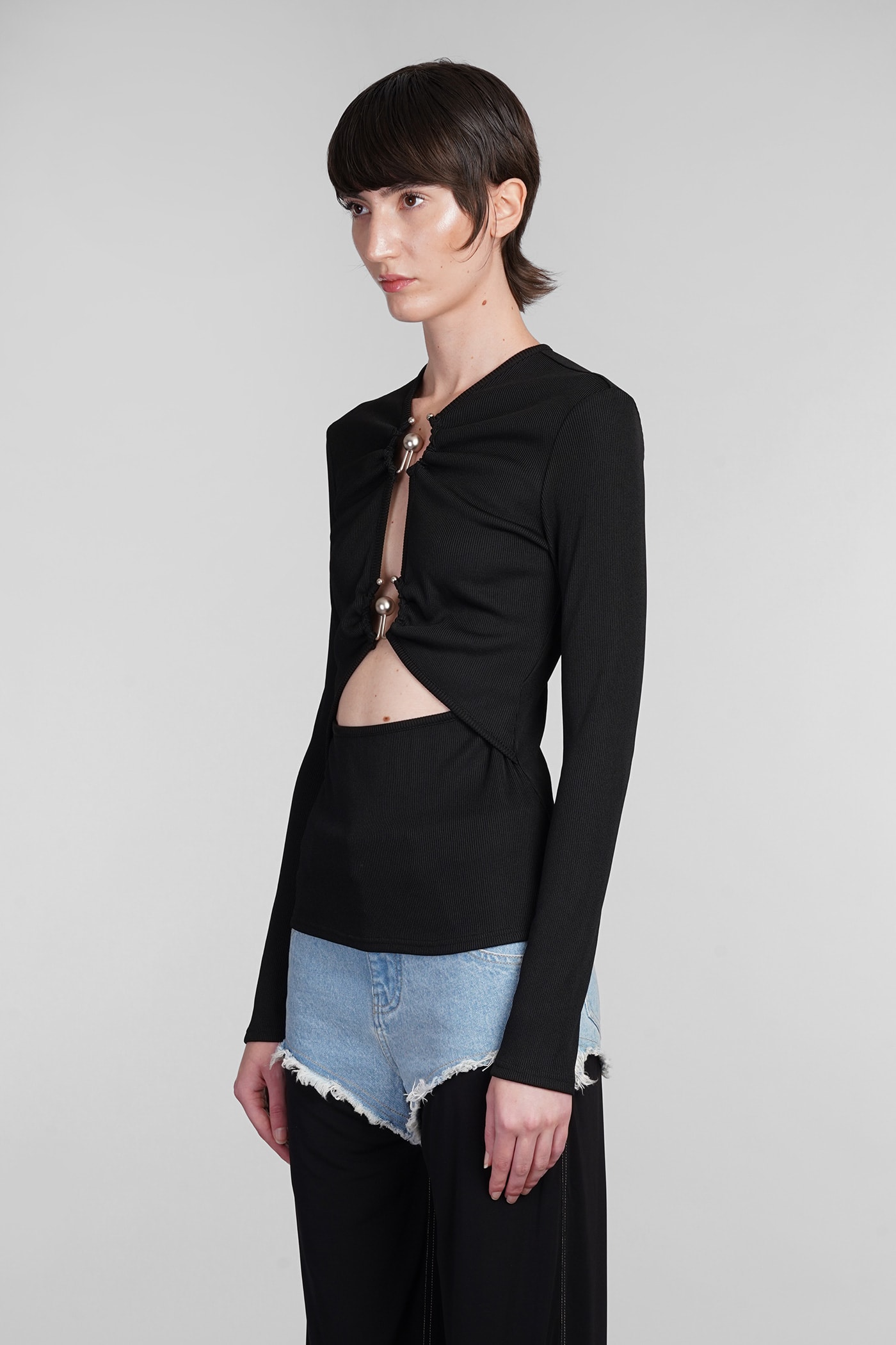 Shop Christopher Esber Topwear In Black Polyester