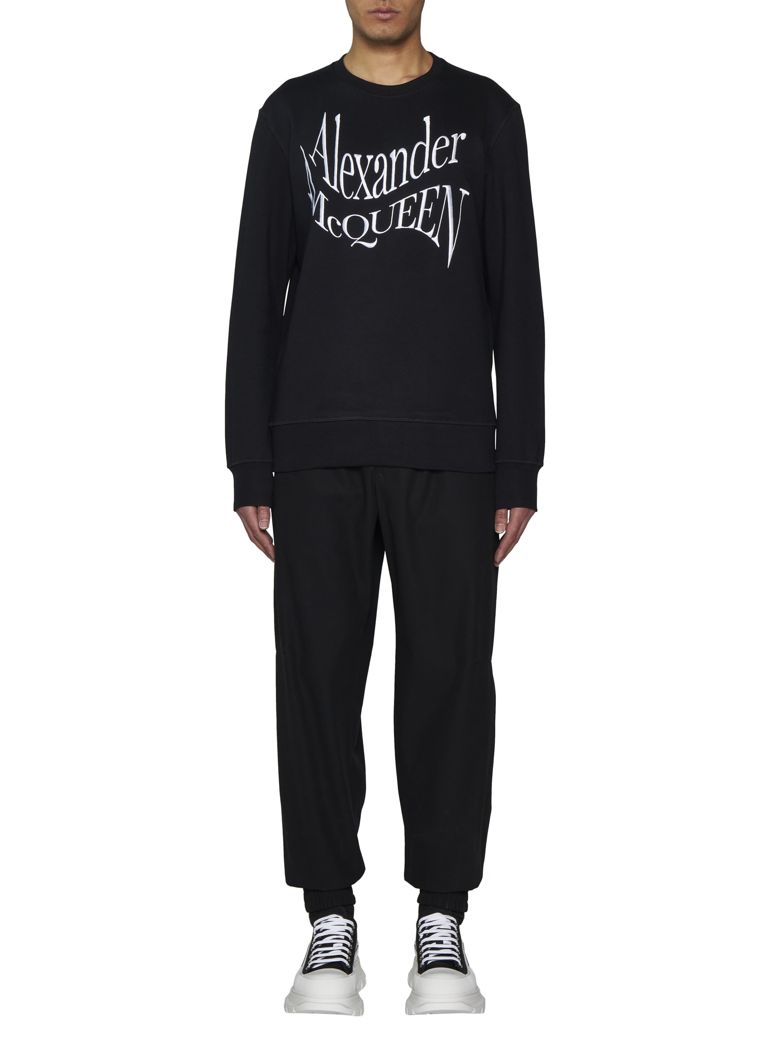 Shop Alexander Mcqueen Sweater In Black