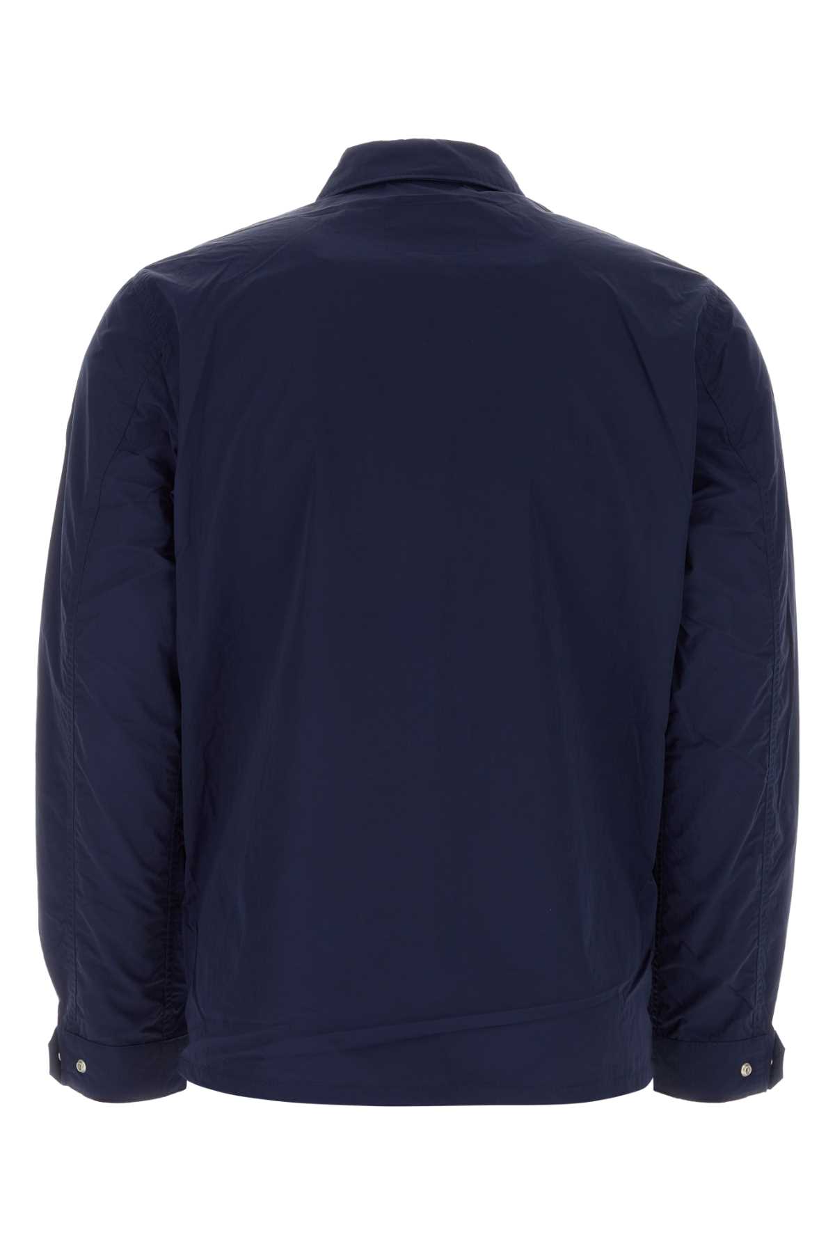 Woolrich Blue Nylon Jacket In 31108