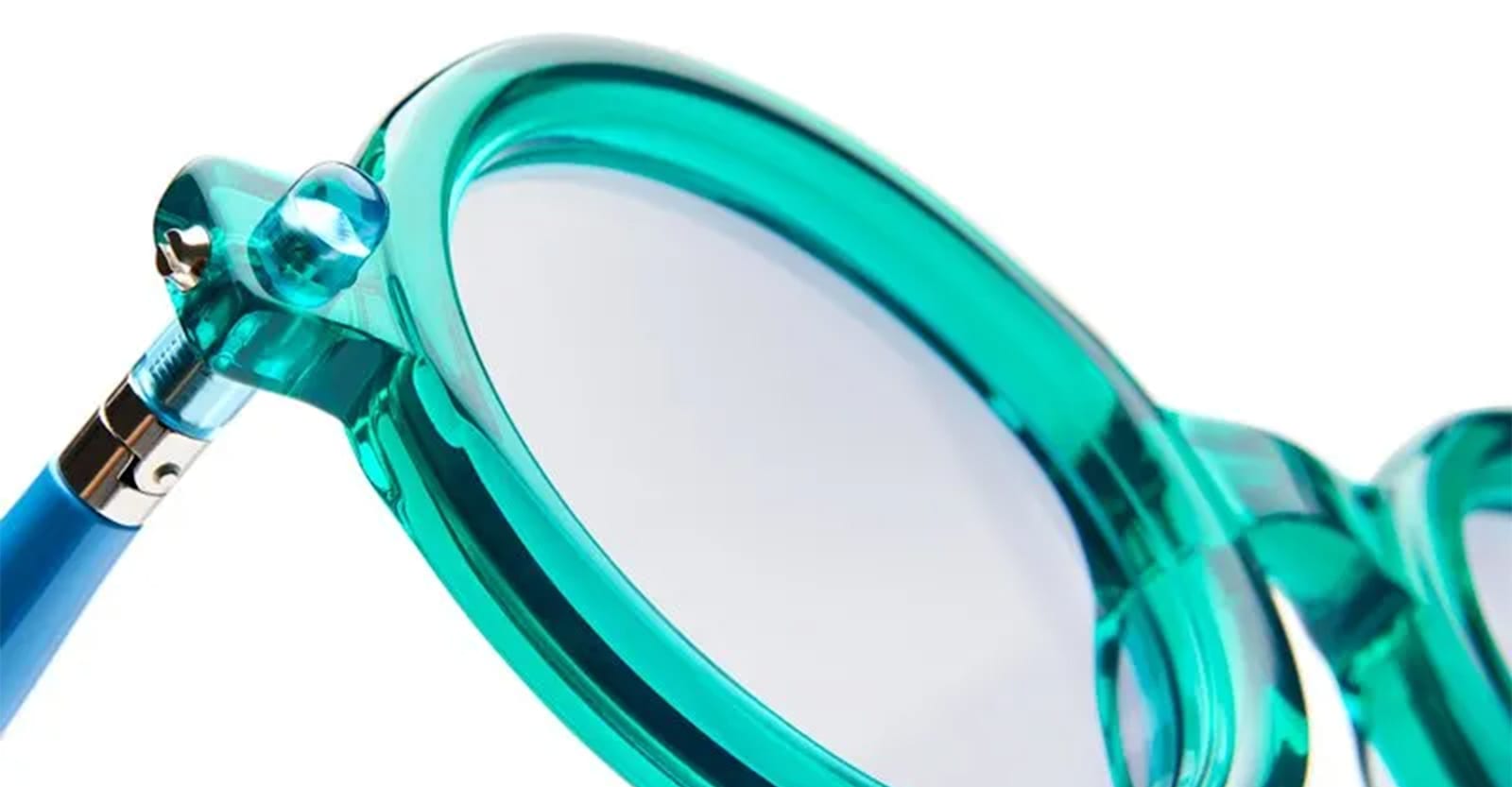 Kuboraum Mask P1 - Sea Sunglasses In Green