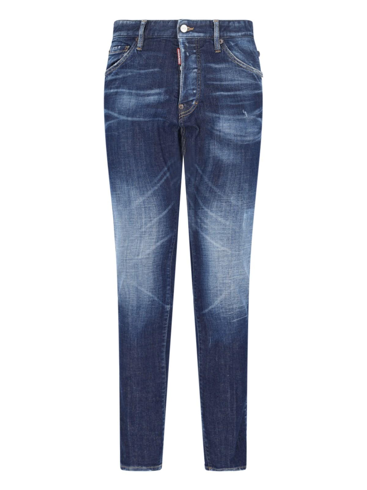 Shop Dsquared2 Cool Guy Straight Jeans In Blue