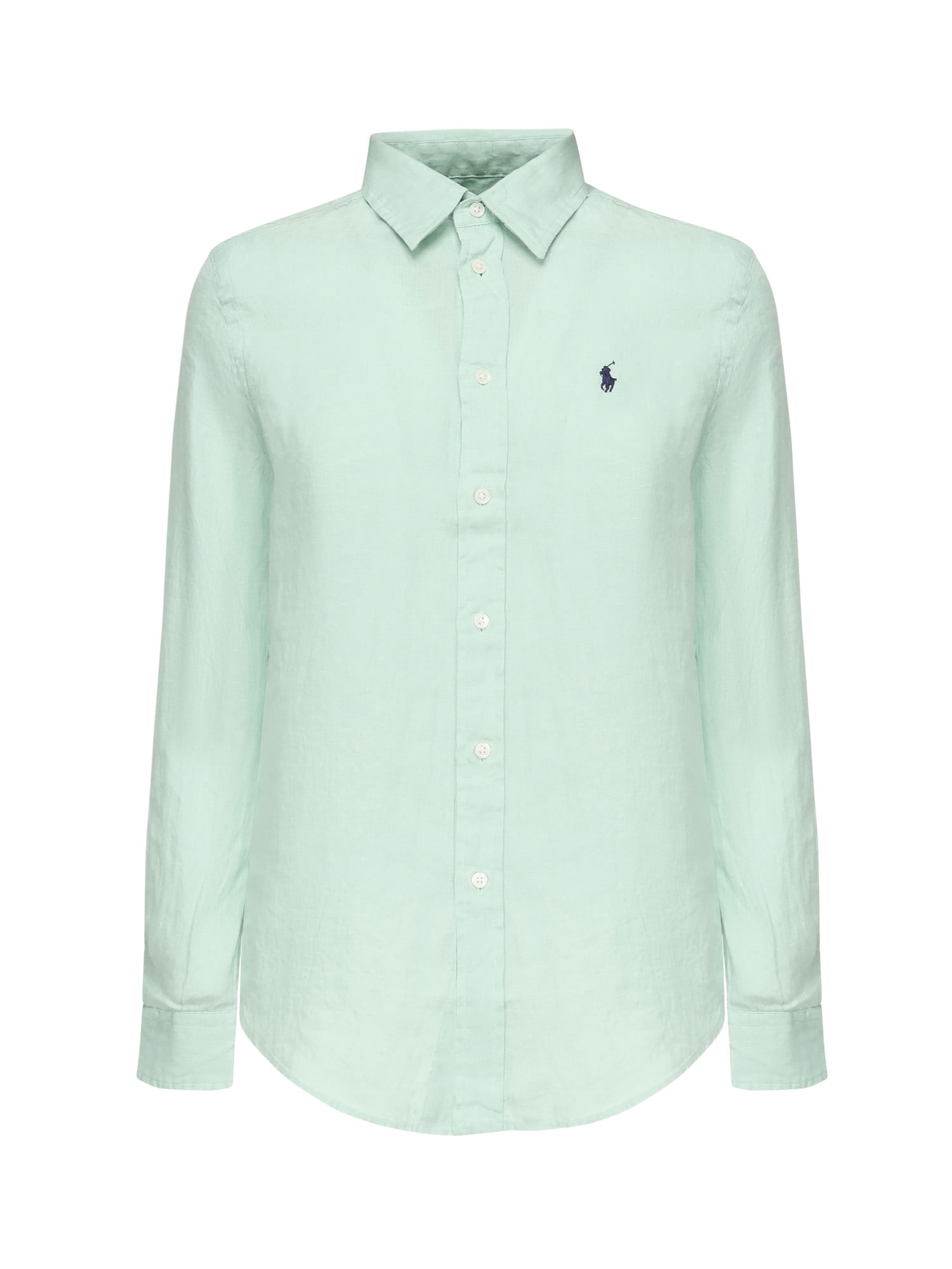Linen Shirt With Logo