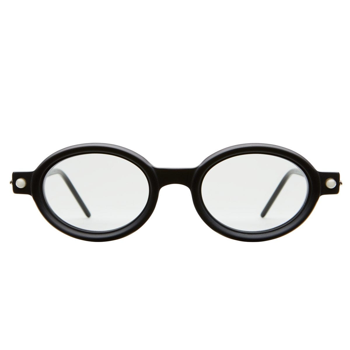 Kuboraum Maske P6-bm Eyeglasses In Black Matte/white/havana