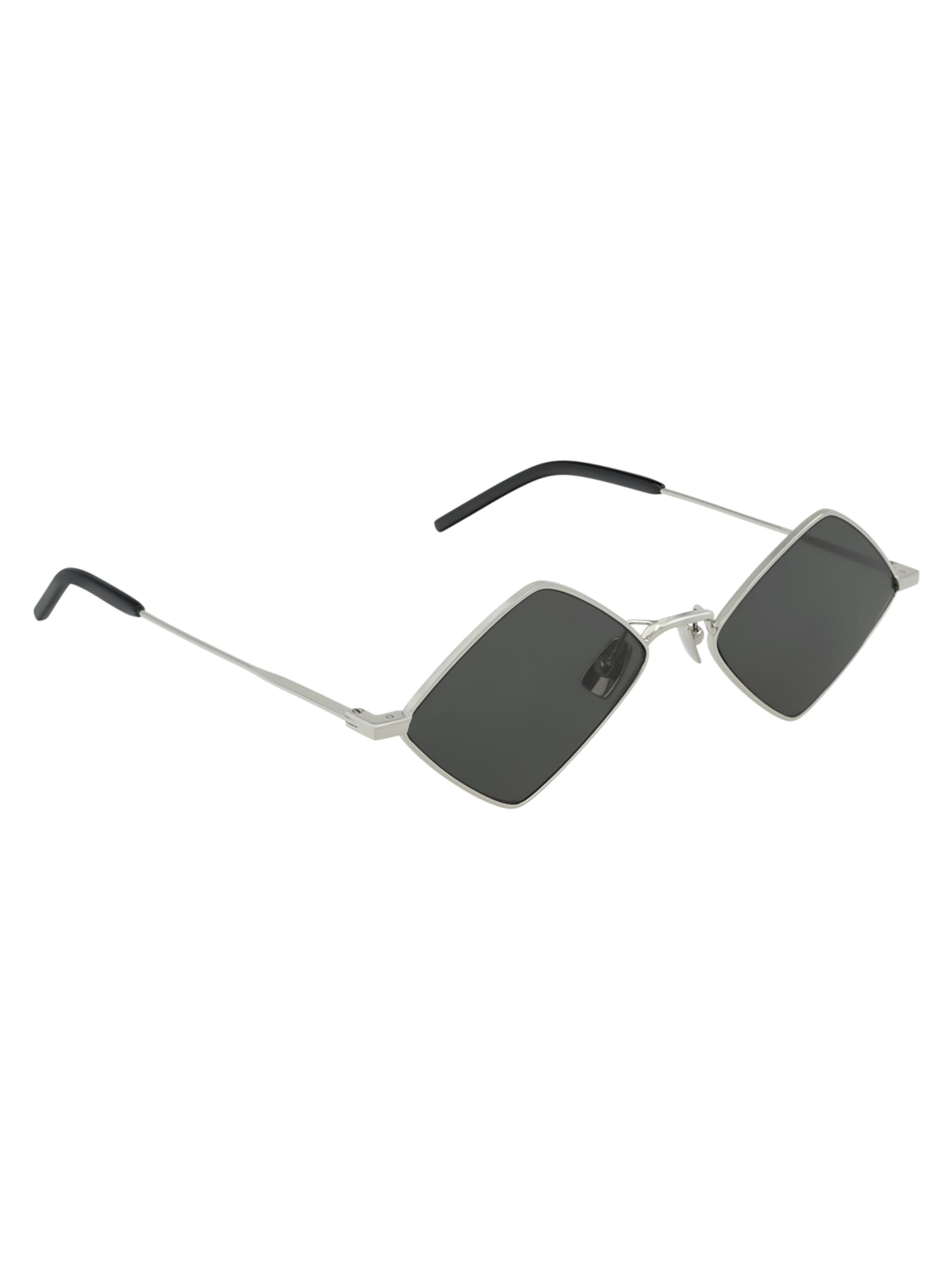 Shop Saint Laurent Sl 302 Lisa Sunglasses In Silver Silver Grey