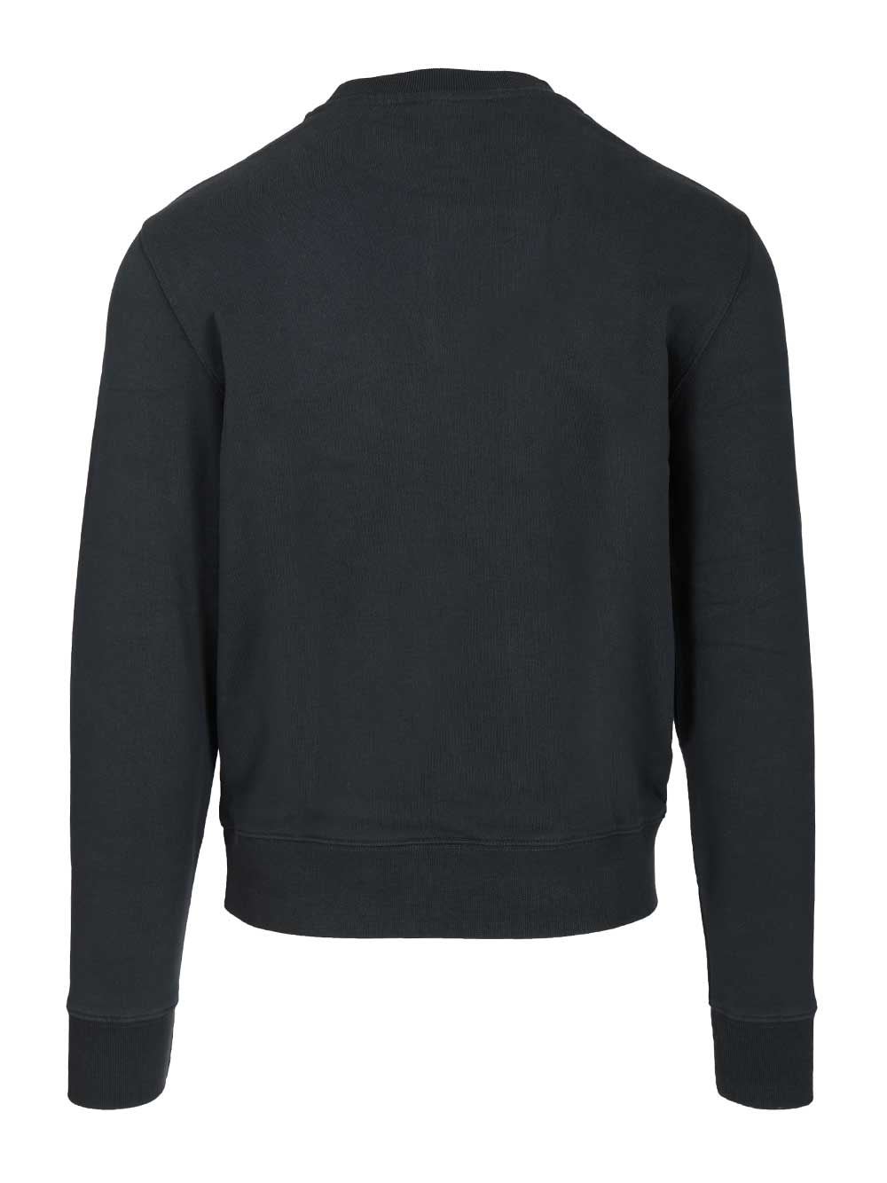 Maison Kitsuné Logo Sweatshirt In Blue