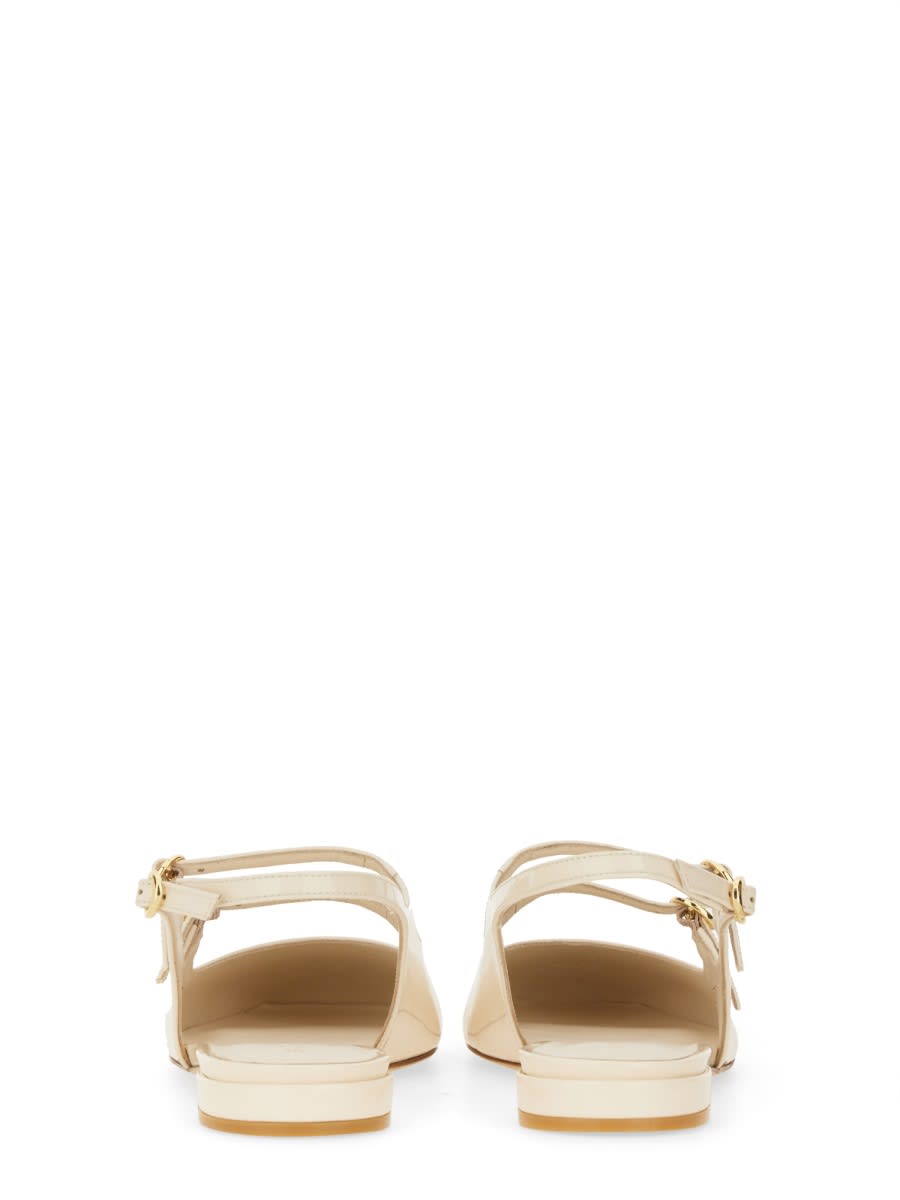 Shop Stuart Weitzman Slingback Pumps Benni In Ivory