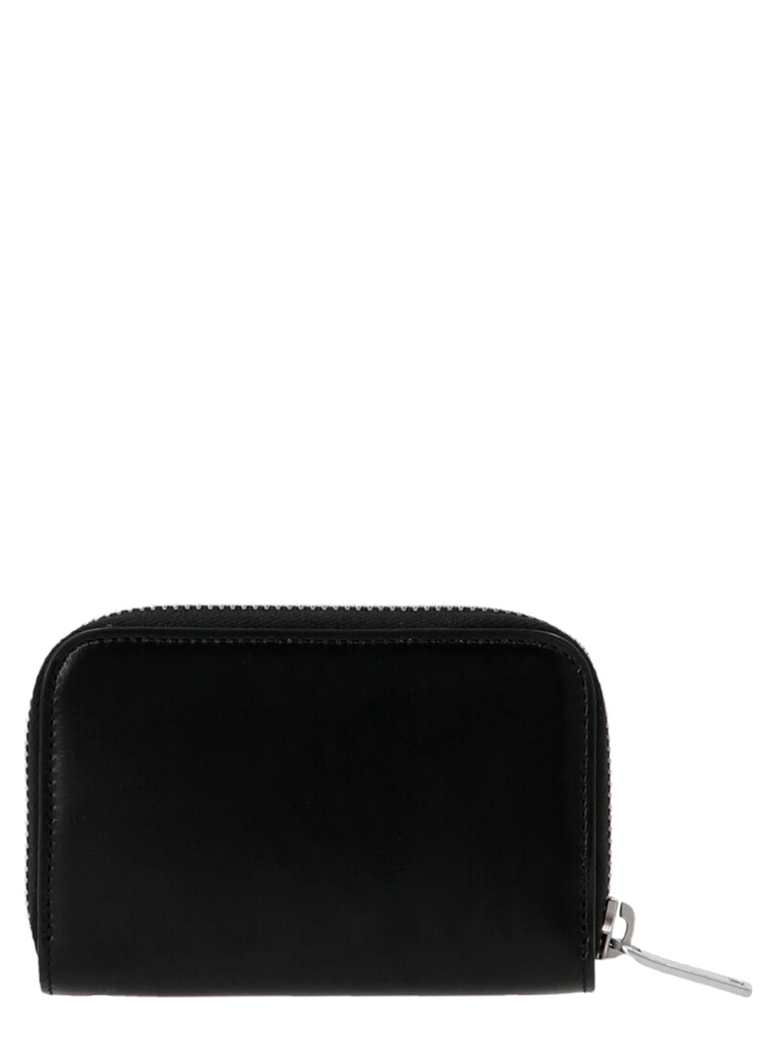 Shop Saint Laurent Monogramme Wallet In Black