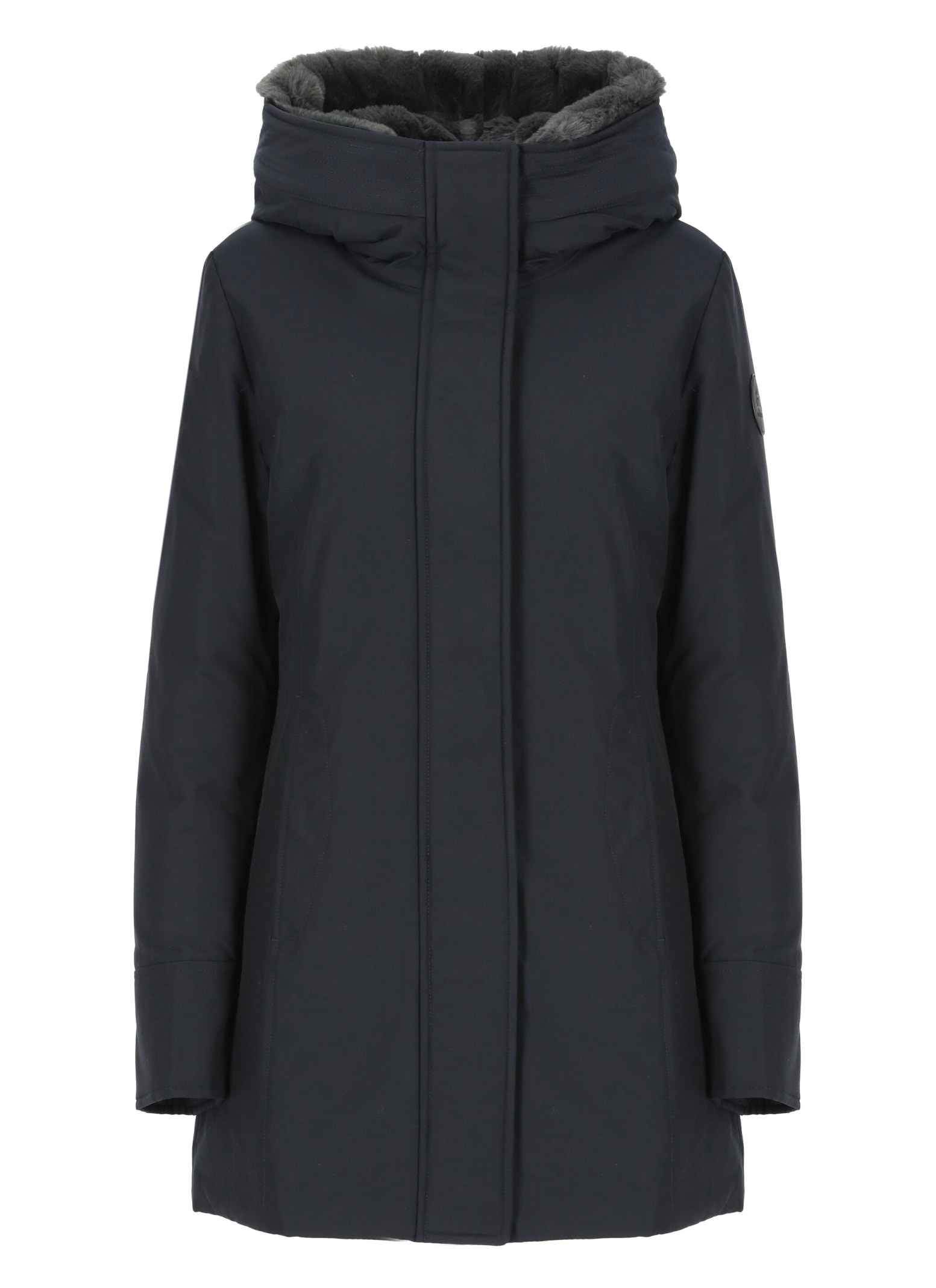 Woolrich Boulder Parka In Blue