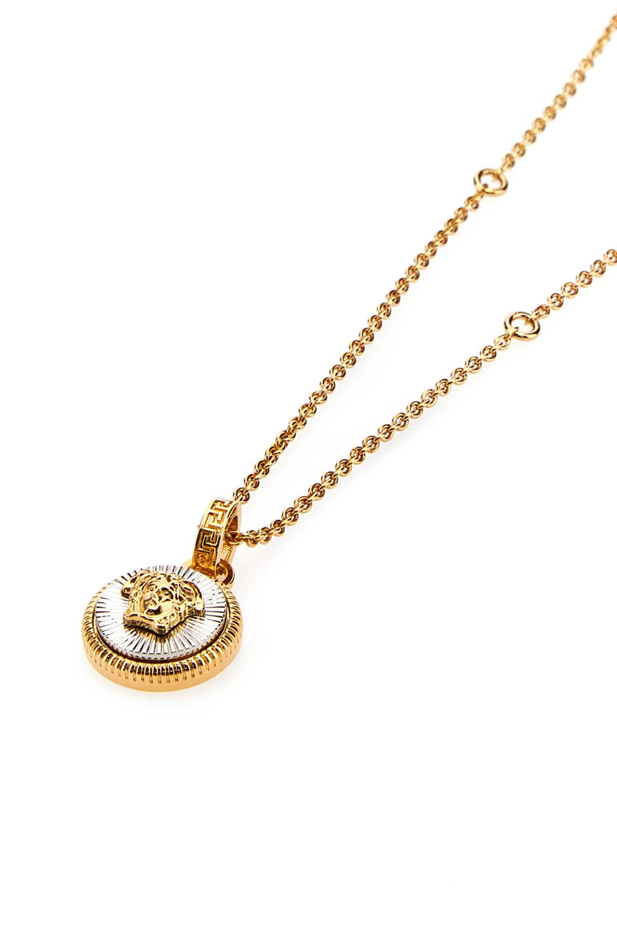 Shop Versace Gold Metal Necklace In 4j080