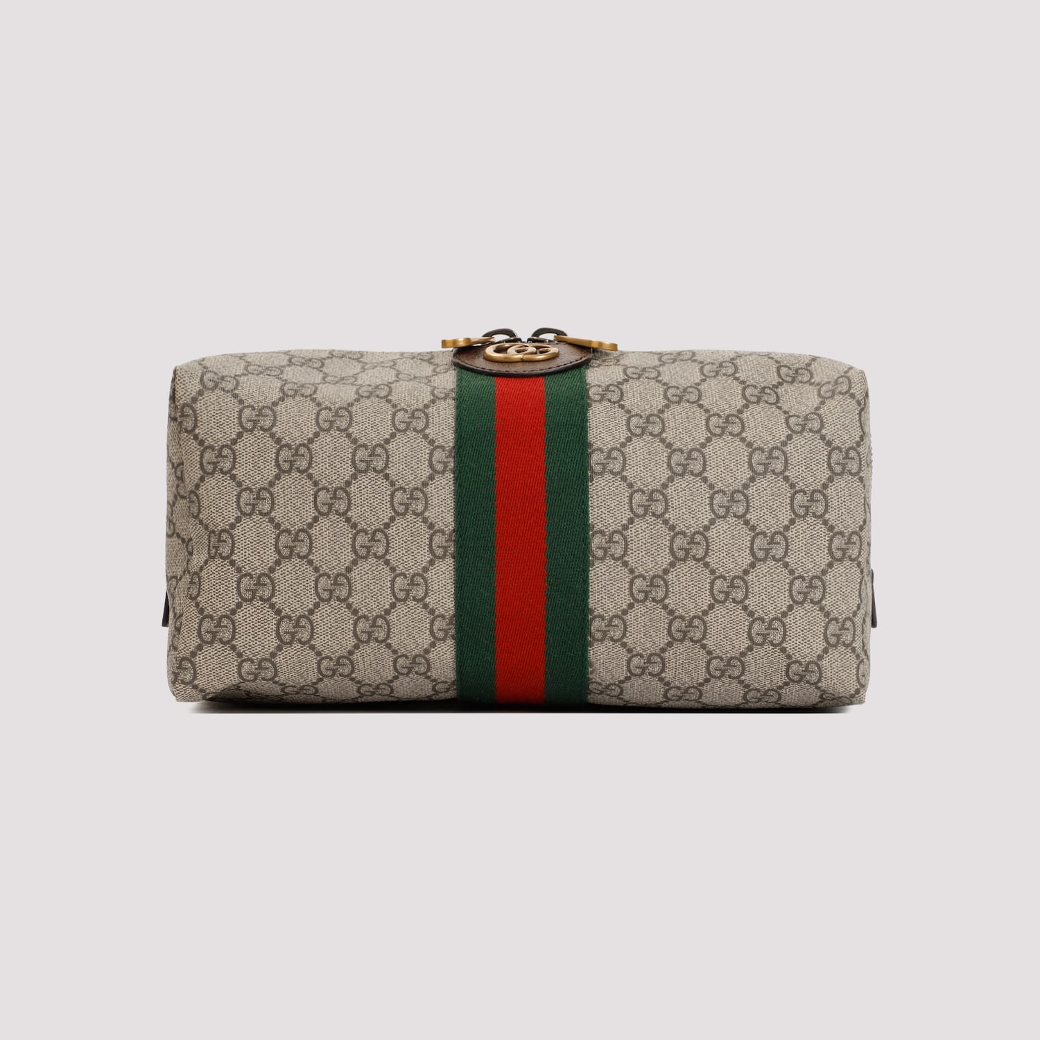 Shop Gucci Toiletry Case In B.eb N.acero