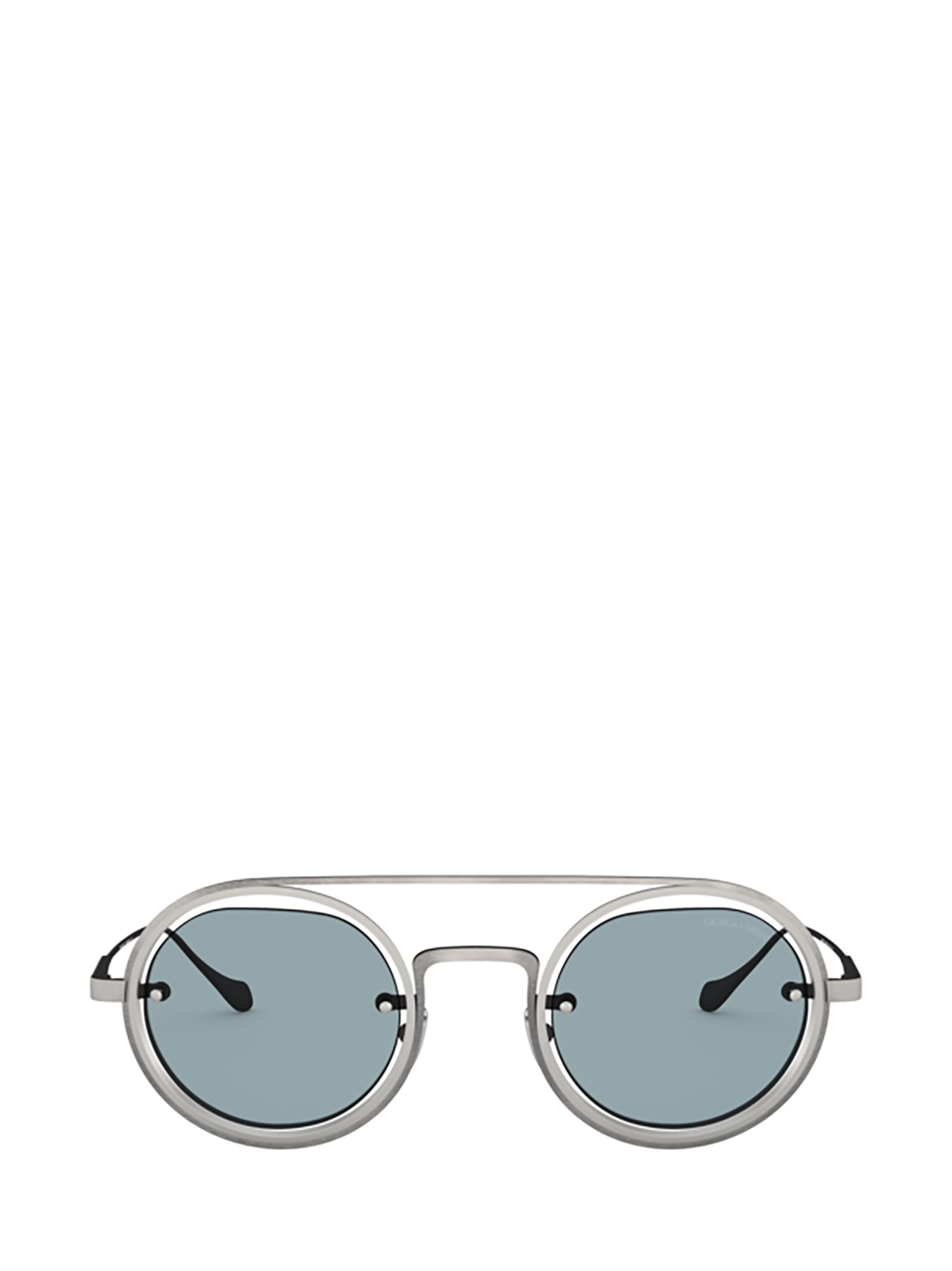 Giorgio Armani Giorgio Armani Ar6085 Brushed Grey / Matte Silver Sunglasses