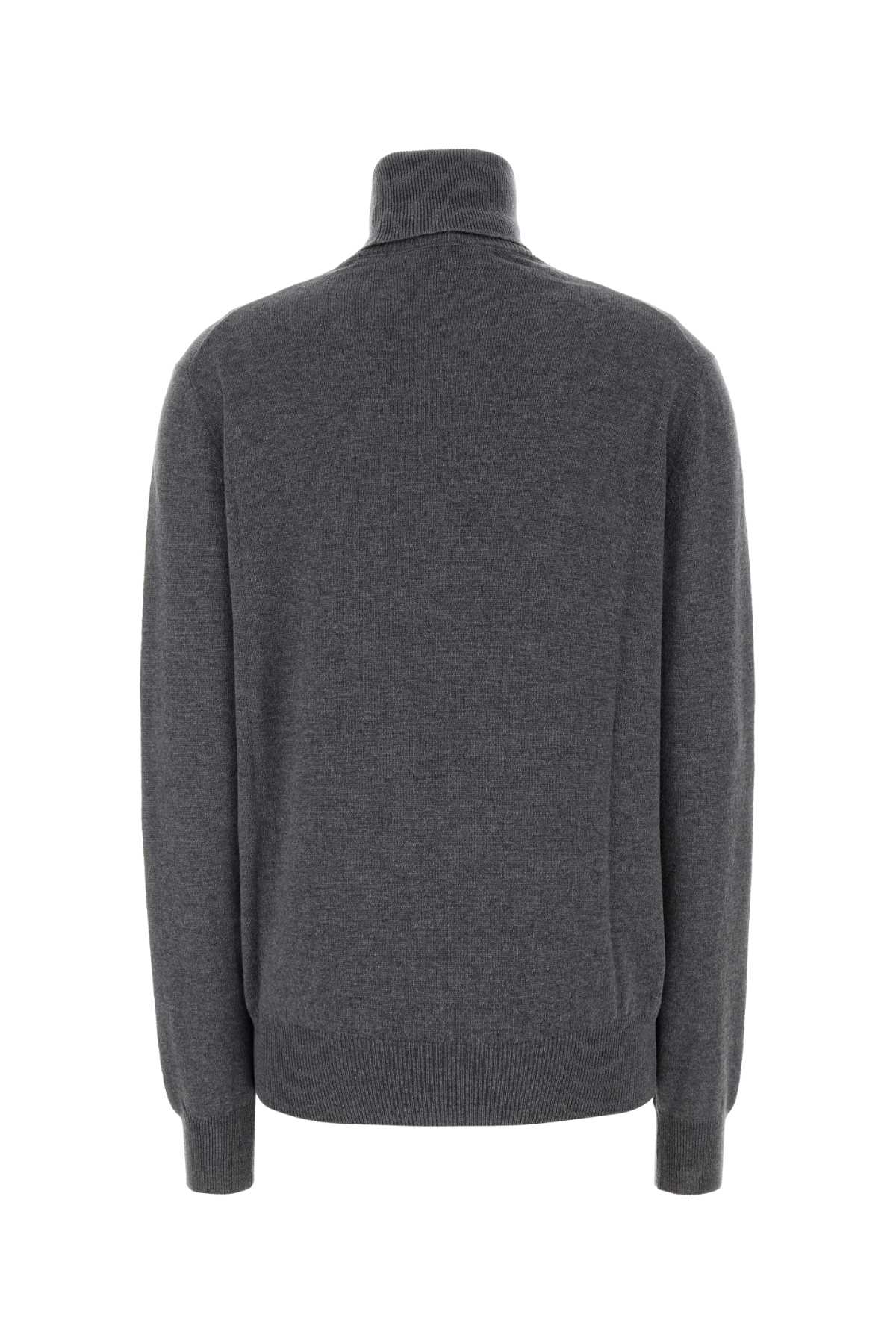 Gucci Grey Turtleneck Sweater In Cashmere Women In Gray