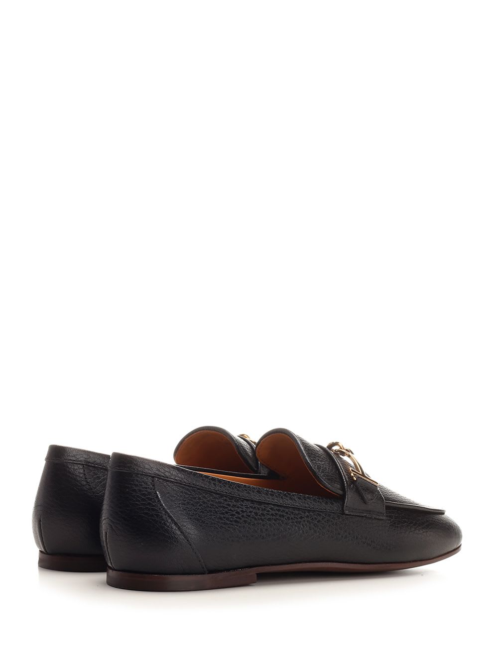 Shop Tod's Black Loafer With Clamp