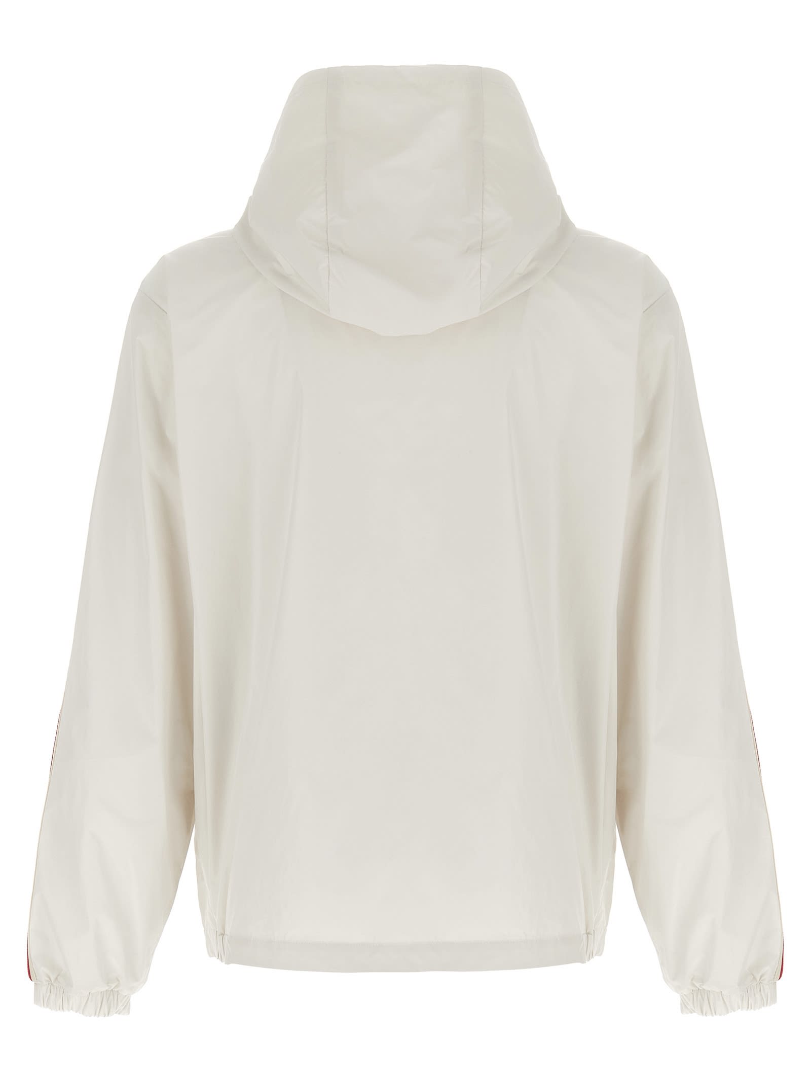 Moncler 'olan' Hooded Jacket In Neutral