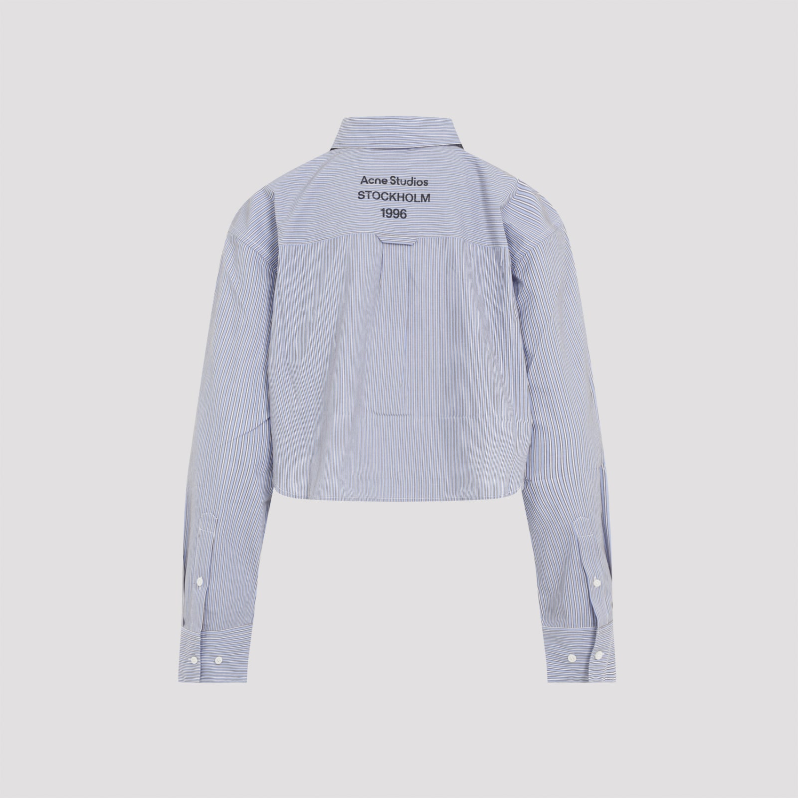 Shop Acne Studios Blouse In Dop Sky Blue Cofee