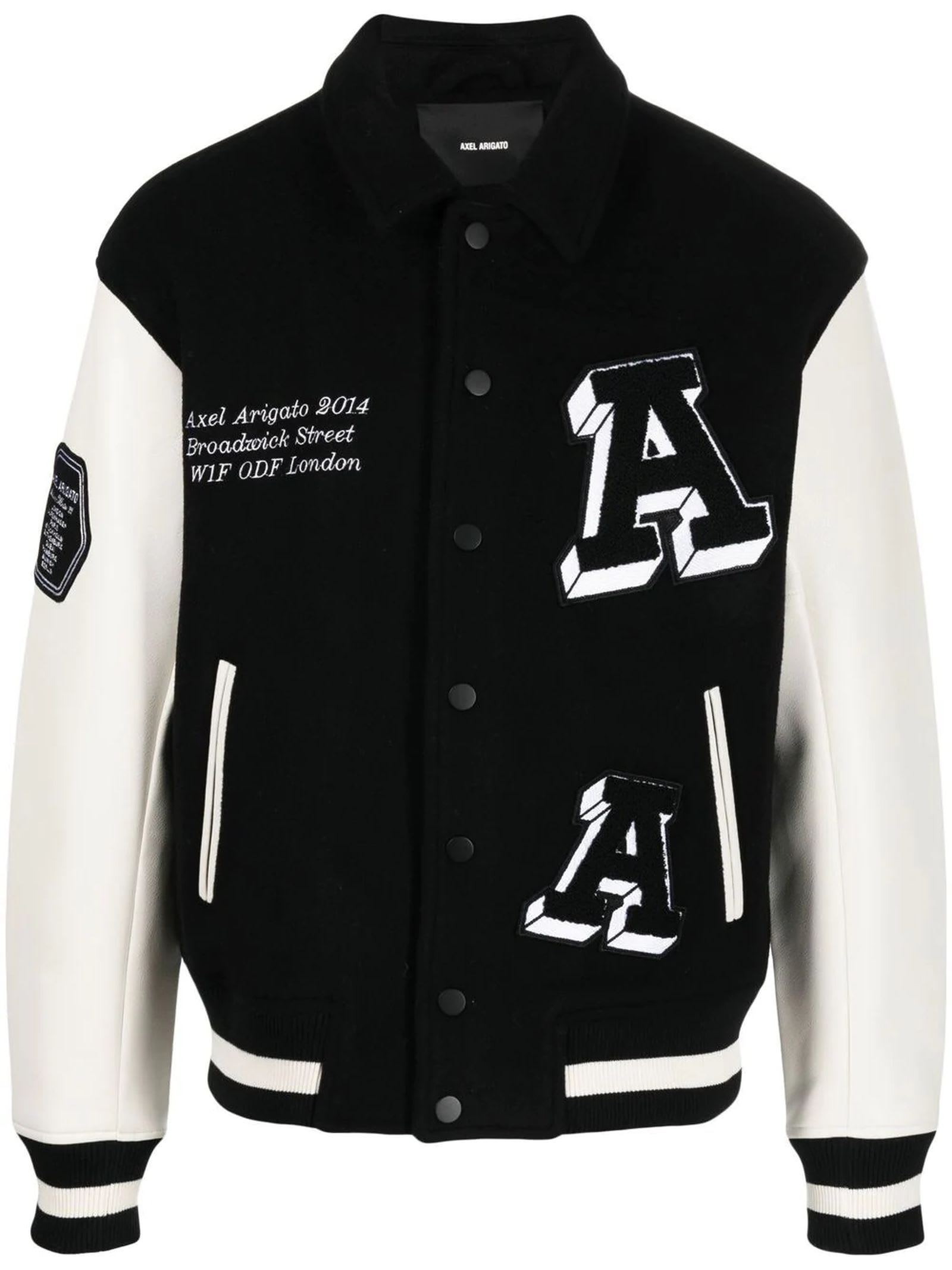 Axel Arigato Black Stretch-wool Jacket