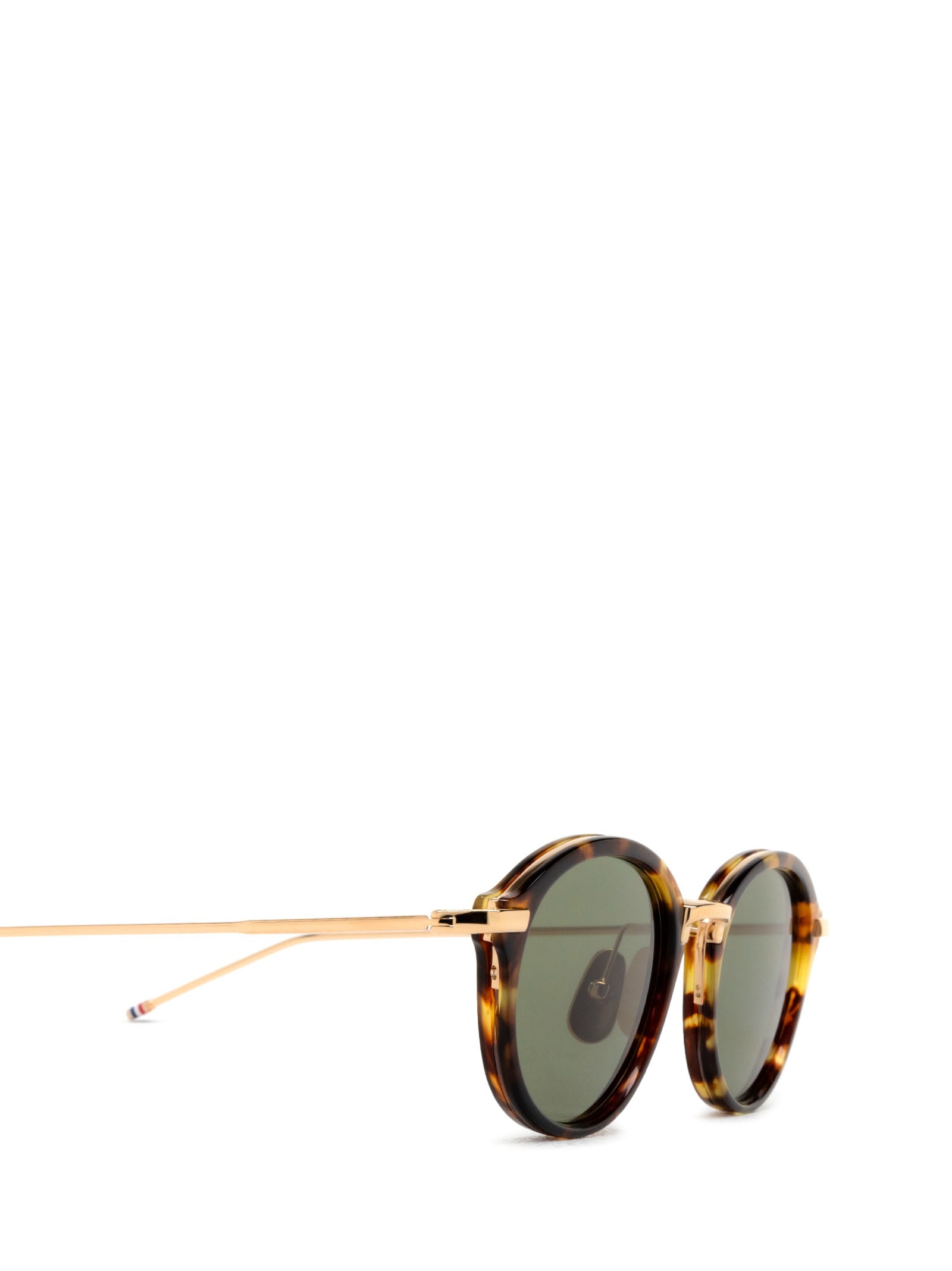 Shop Thom Browne Ues011a Med Brown Sunglasses