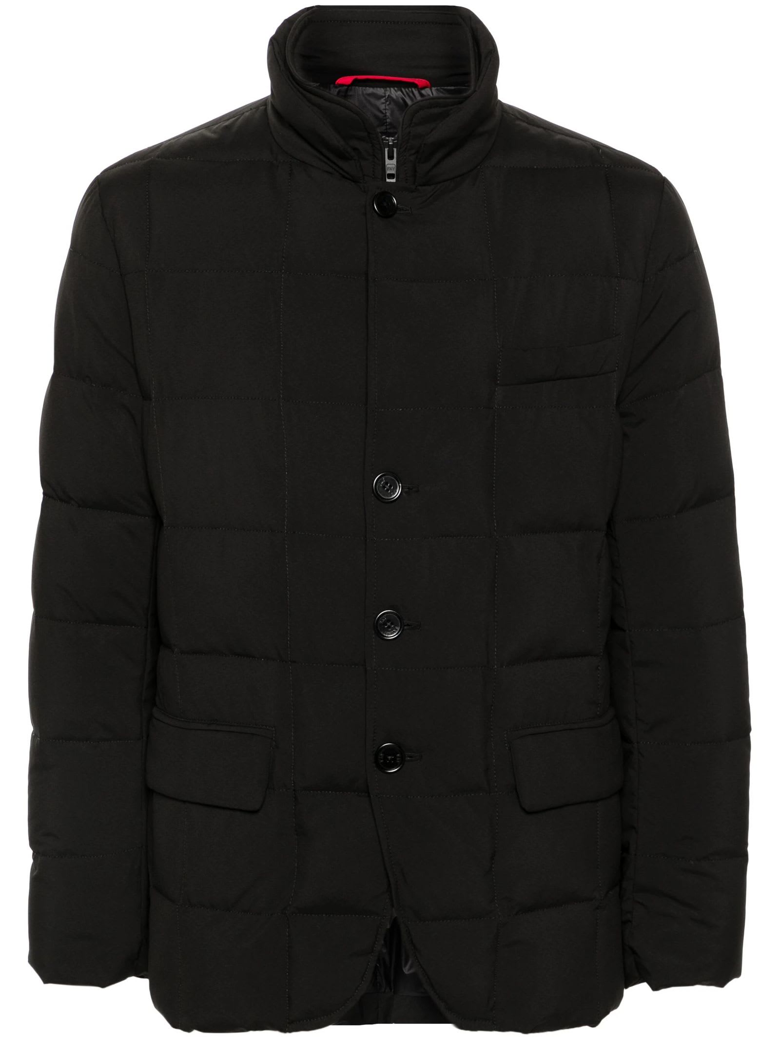 FAY BLACK DOUBLE-FRONT JACKET