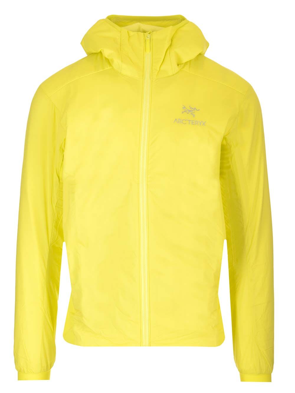 Shop Arc'teryx Atom Hoody Jacket In Yellow