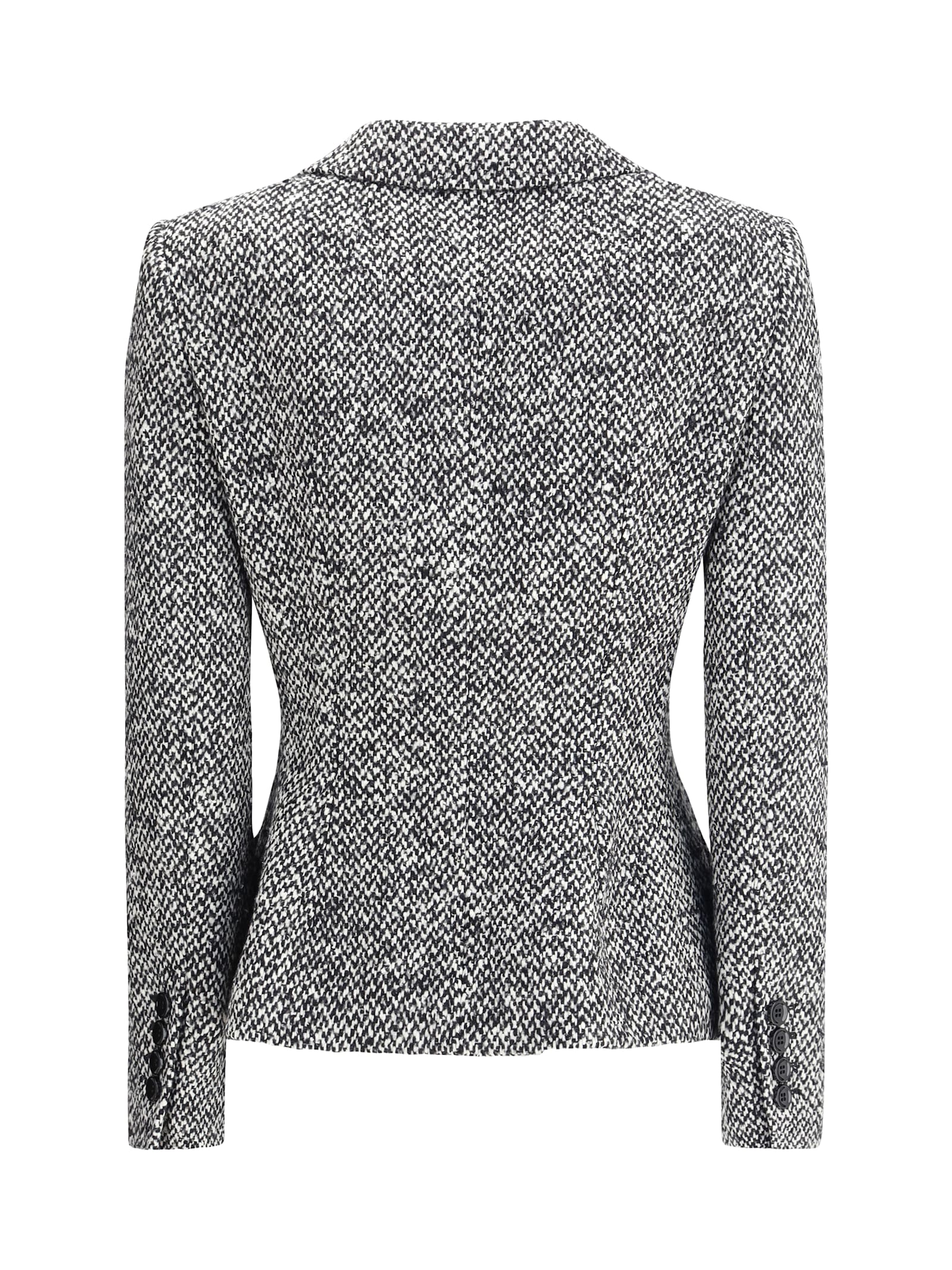 Dolce & Gabbana Wool Blazer In Gray