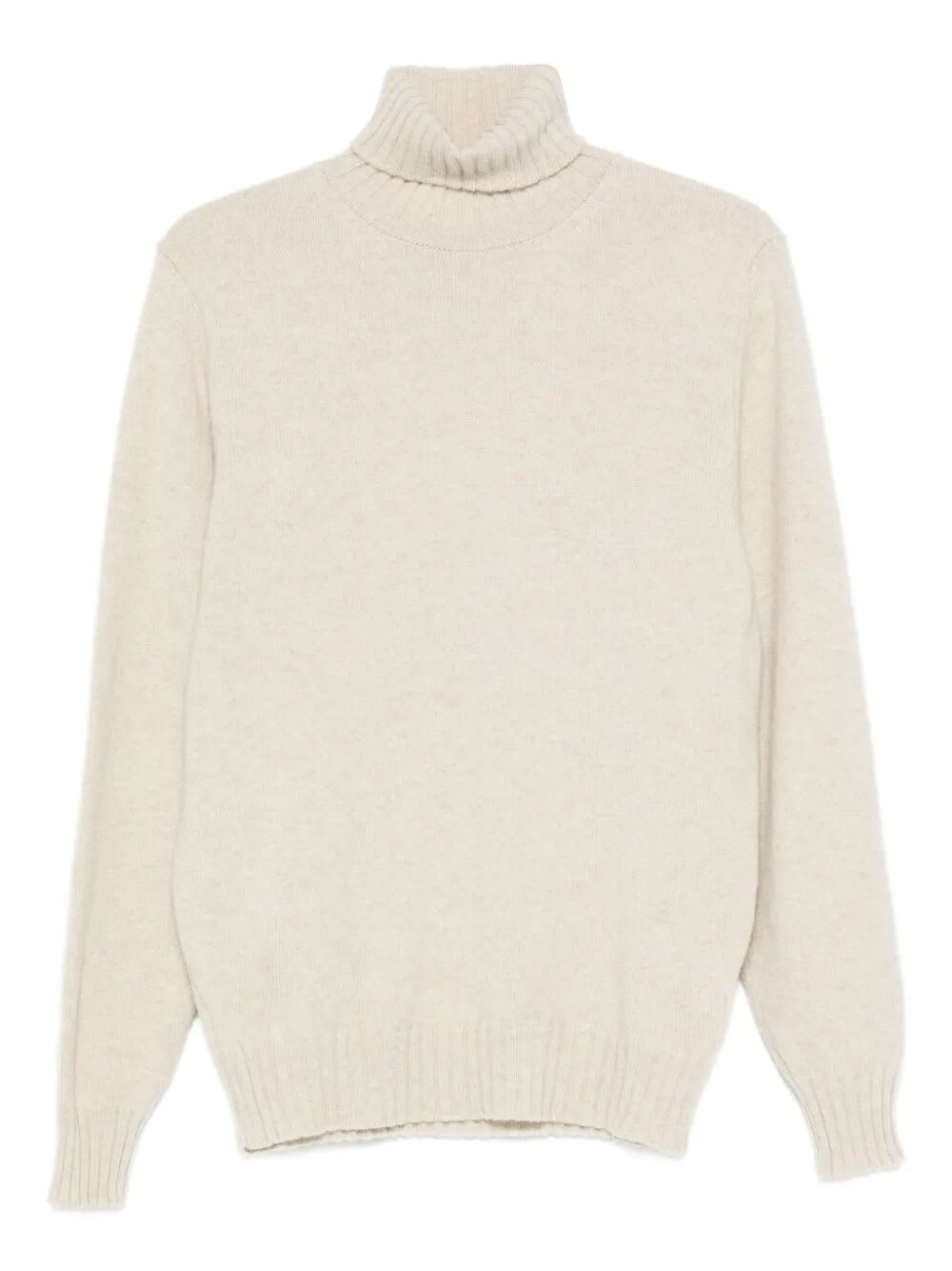 Filippo De Laurentiis Turtleneck Sweater Ls In Neutral