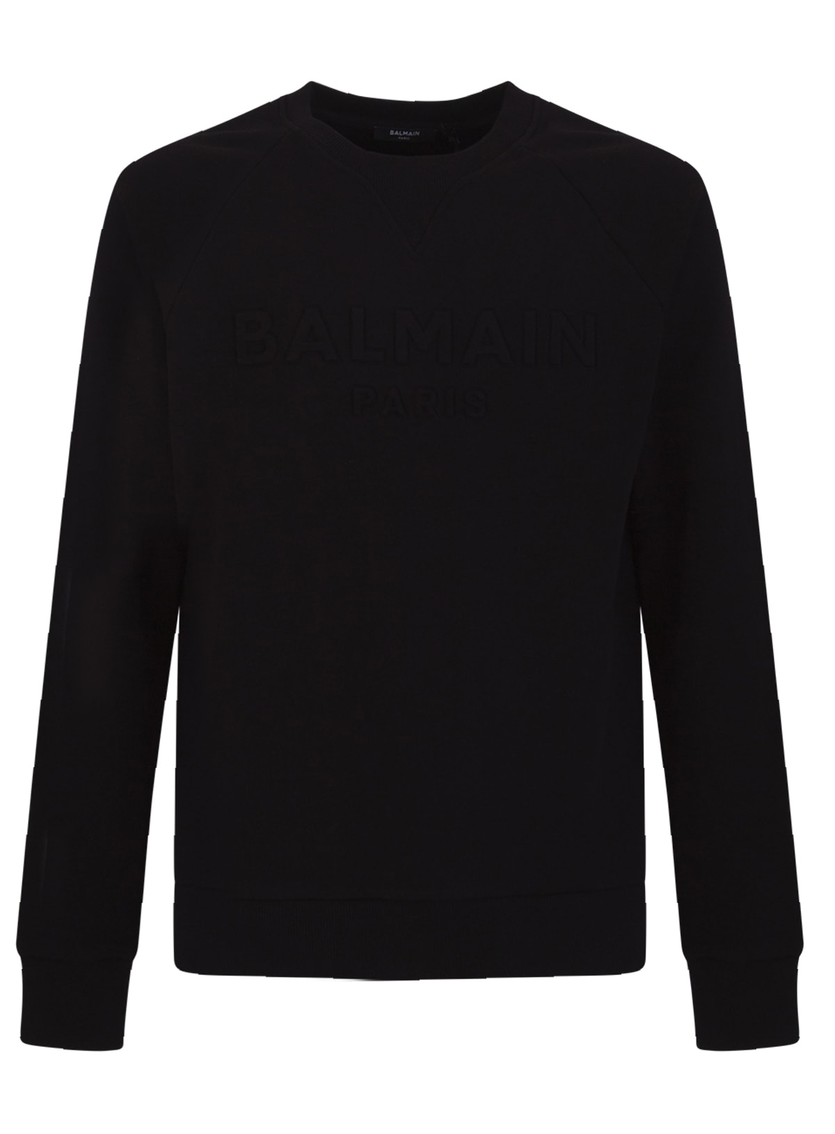 Balmain Logo-embossed Cotton Sweatshirt
