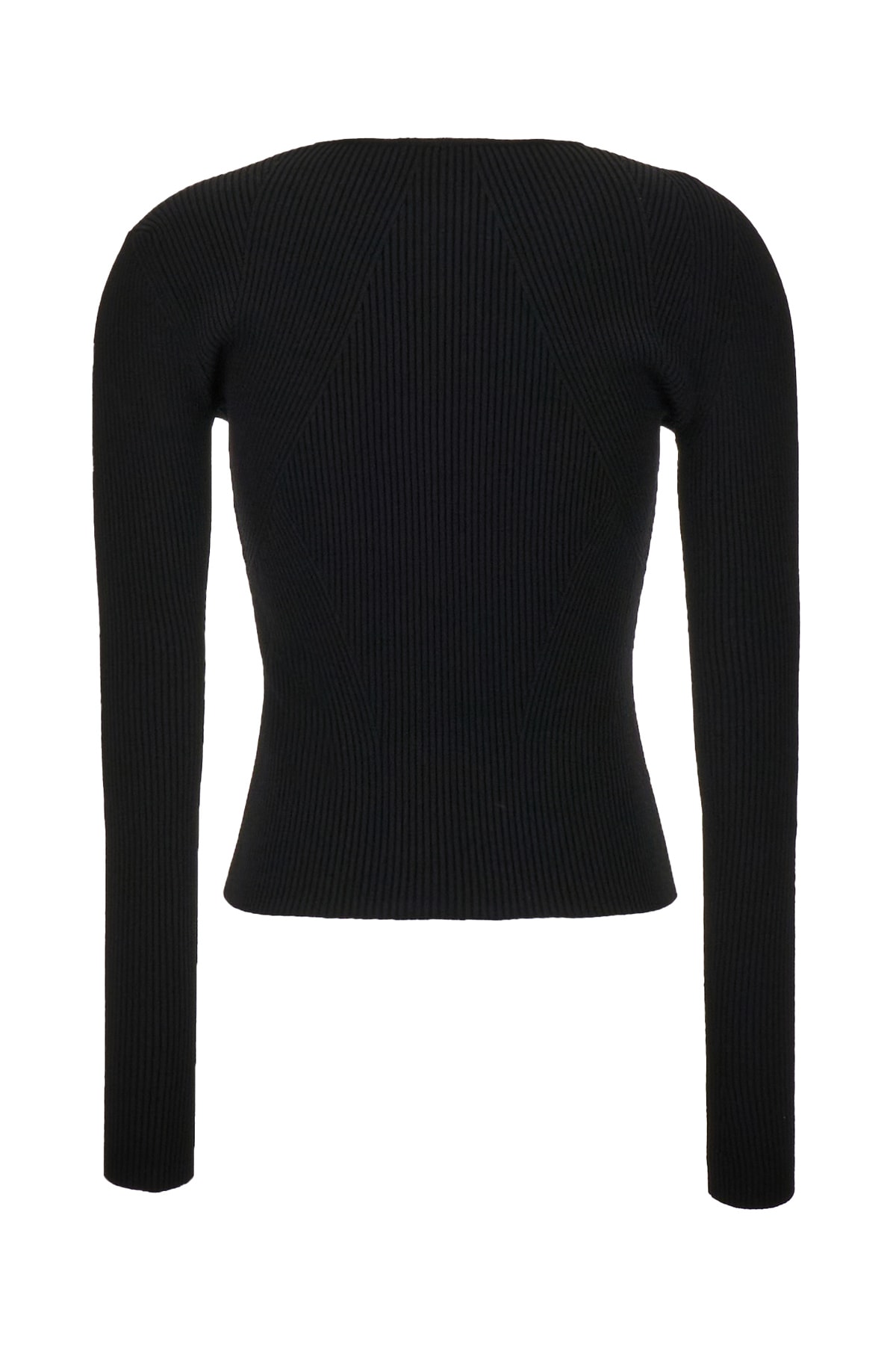 Shop Alexander Mcqueen Black Wool Blend Sweater