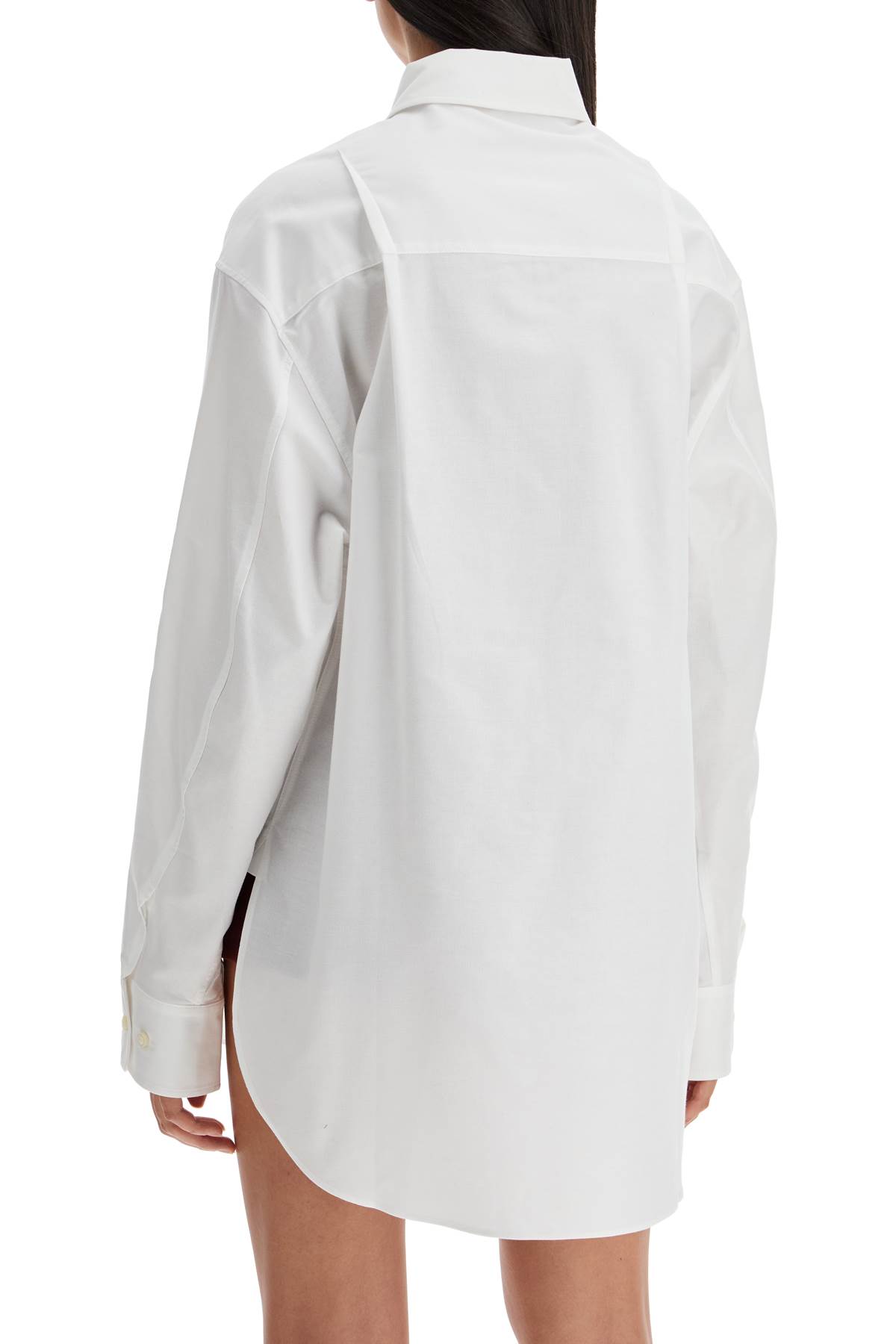 Shop The Andamane New Georgiana Oversized Shirt In White (white)