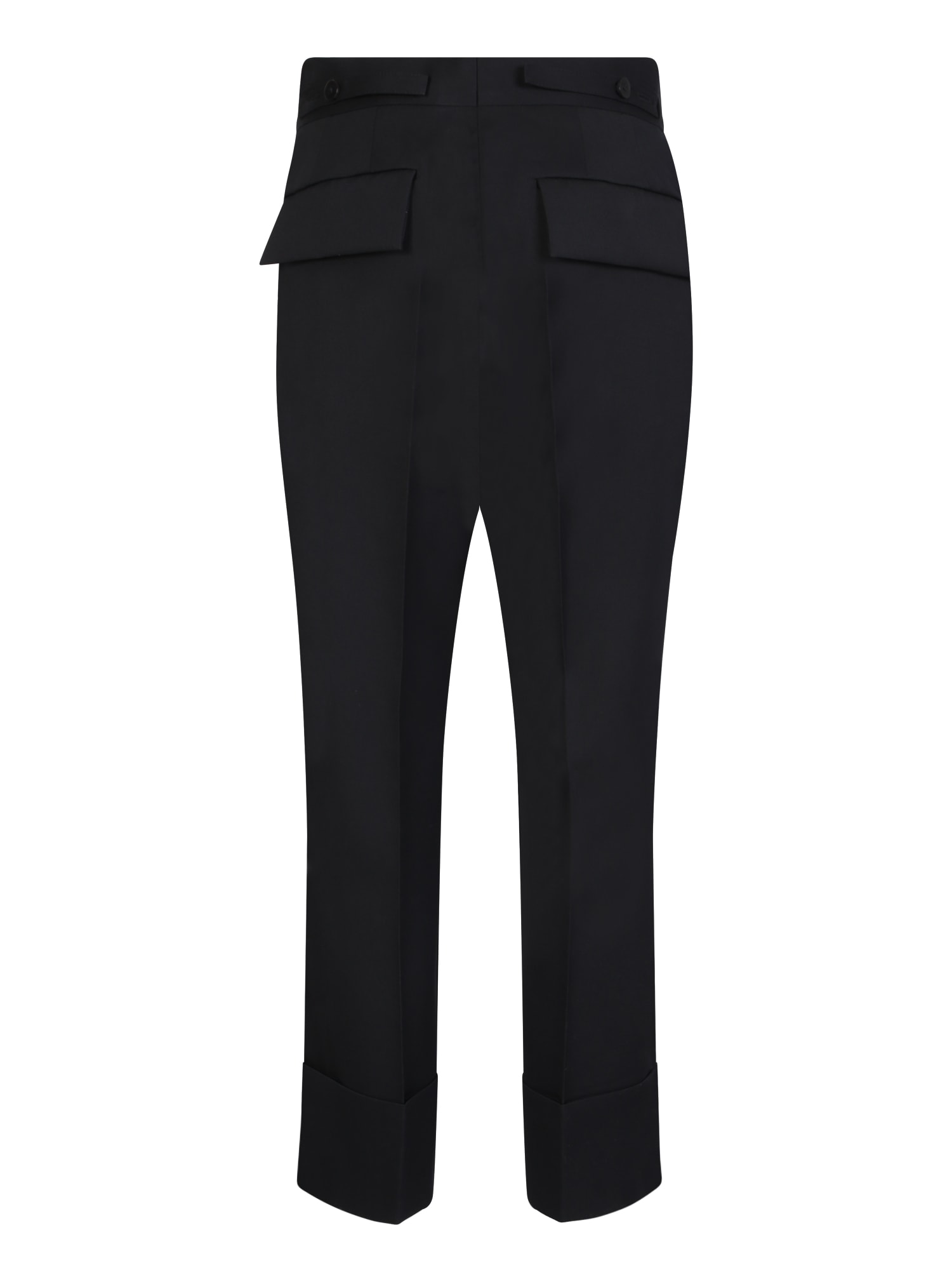 Shop Sapio Black Tuxedo Trousers