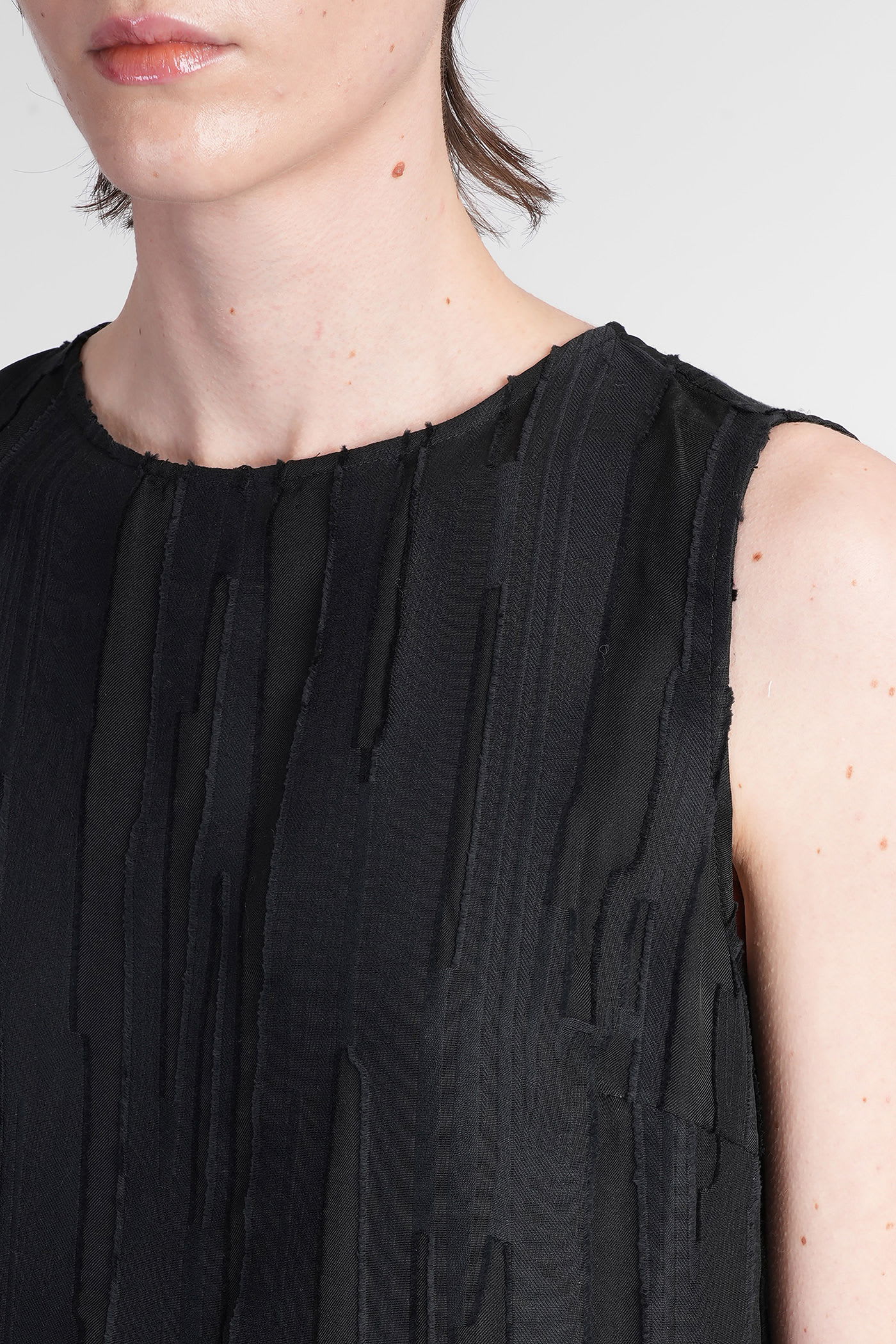 Loulou Studio Minga In Black Silk In Black