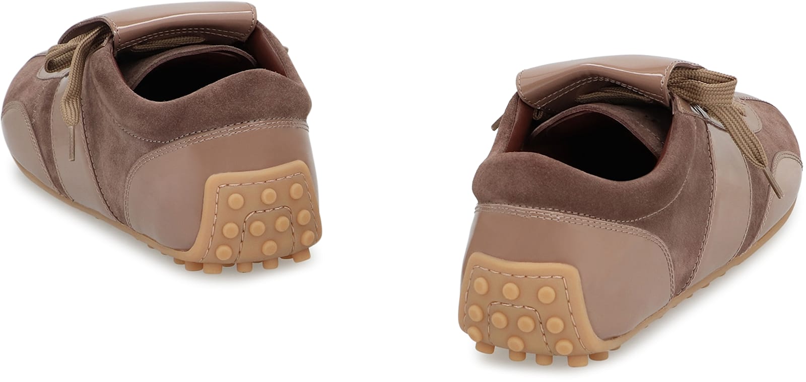 Tod's Tods T-marathon Suede Low-top Sneakers In Brown
