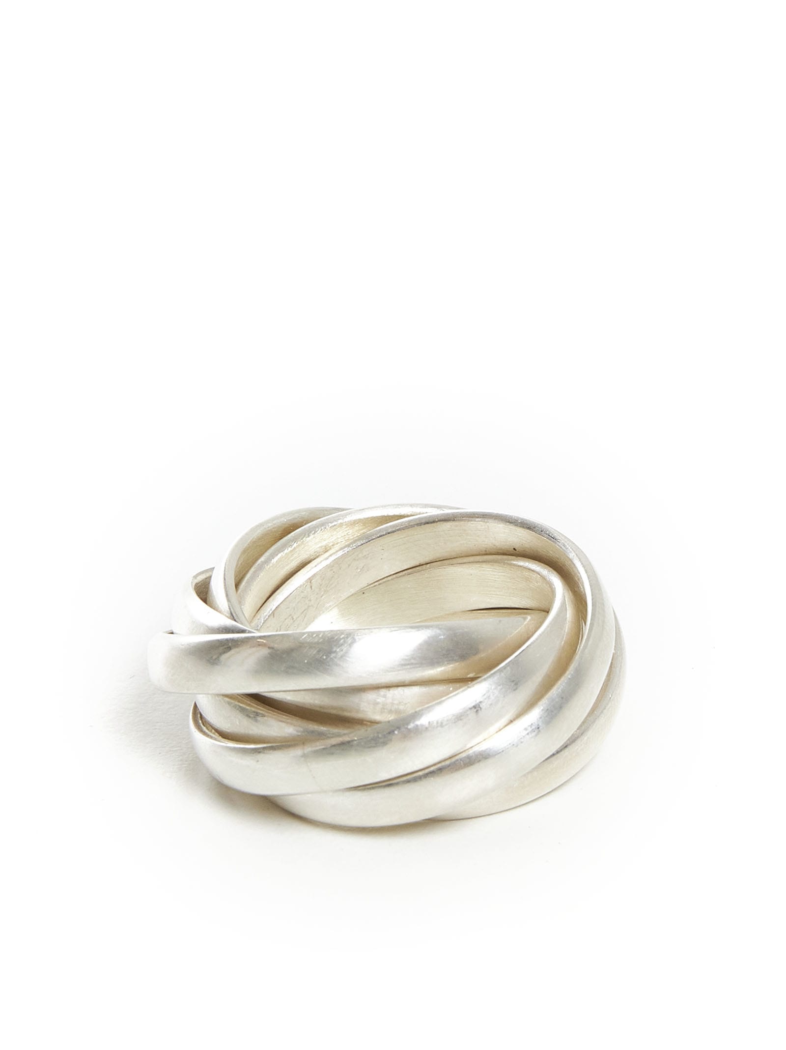 Shop Jil Sander Ring In Argento