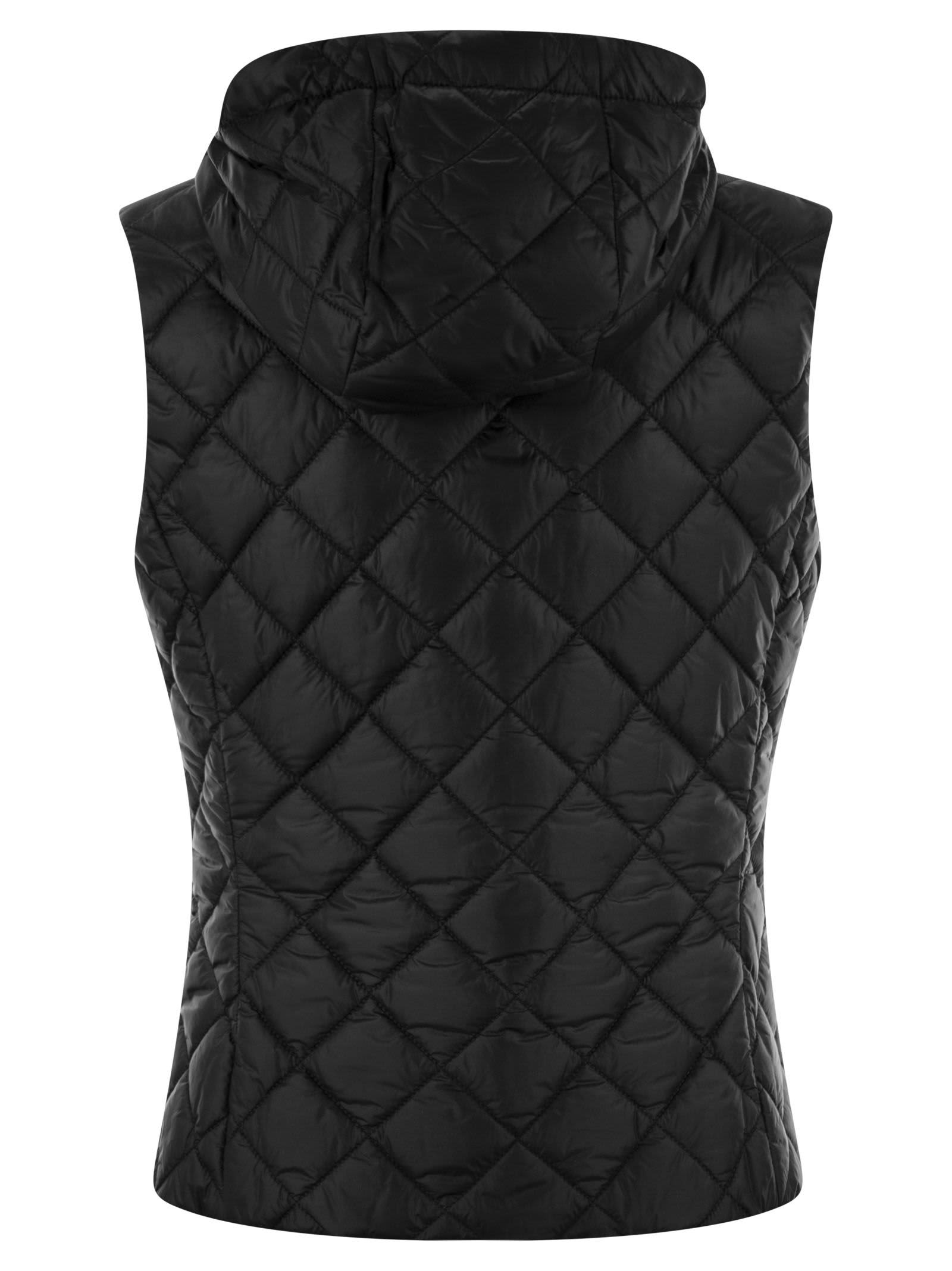 FAY QUILTED NYLON WAISTCOAT 