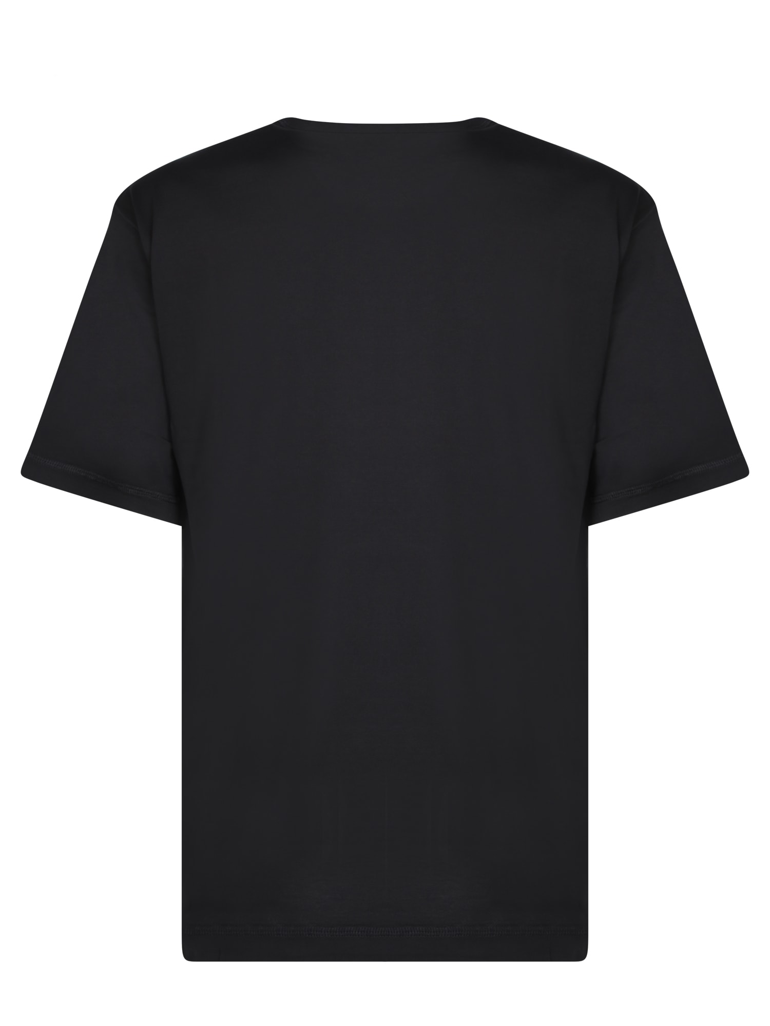 Shop Dolce & Gabbana Dg Side Logo Black T-shirt