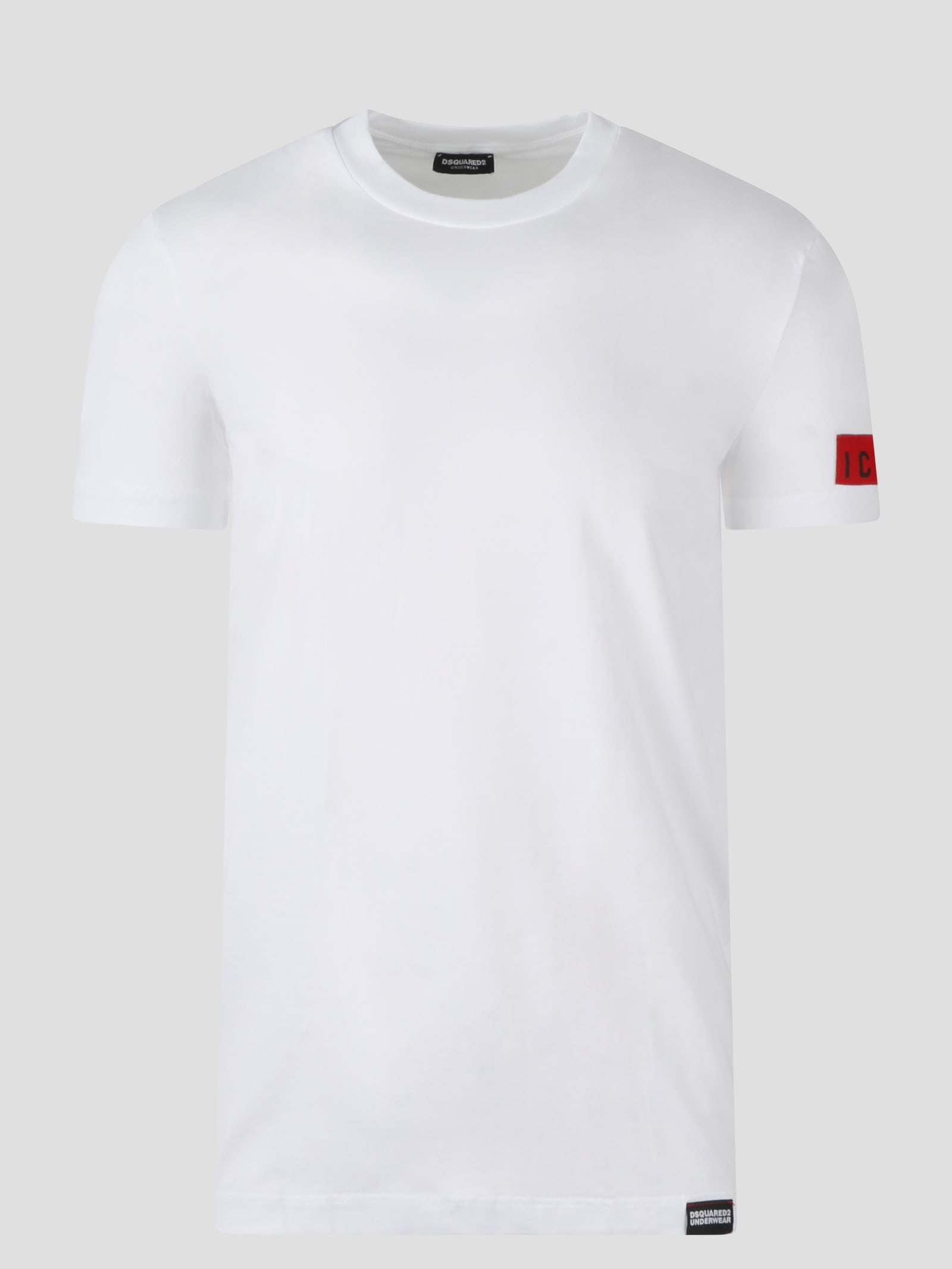 Dsquared2 Be Icon Color Underwear T-shirt In White