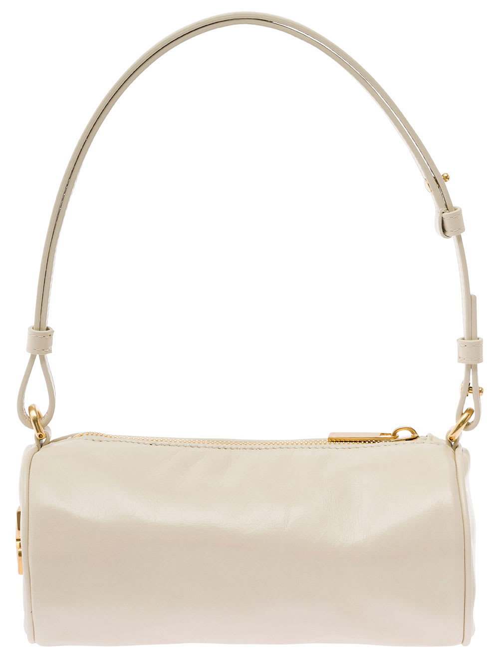 Shop Off-white Torpedo Small White Shoulder Bag With Arrow Motif In Leather Woman