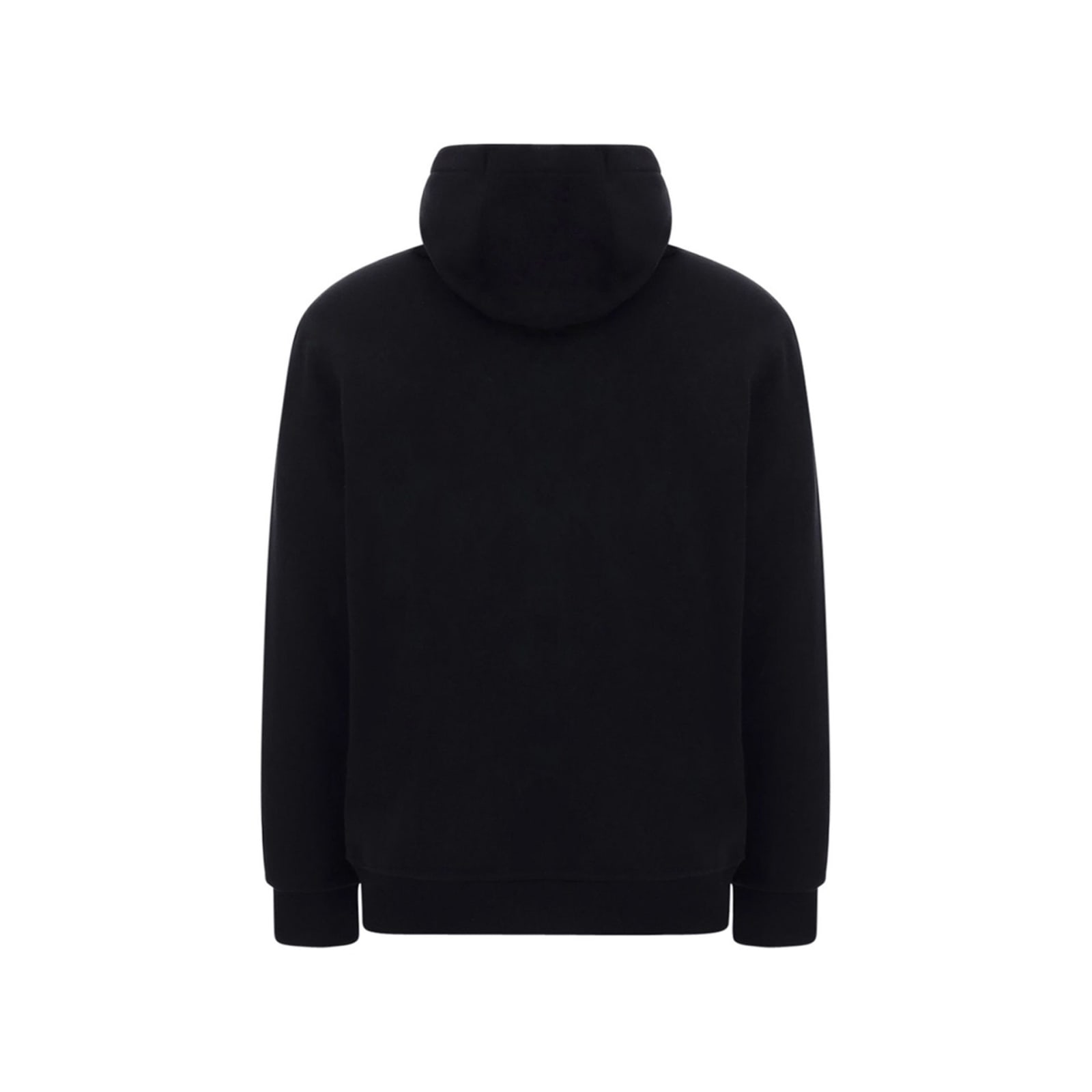 Shop Burberry Ansdell Hooded Logo Sweatshirt In Black