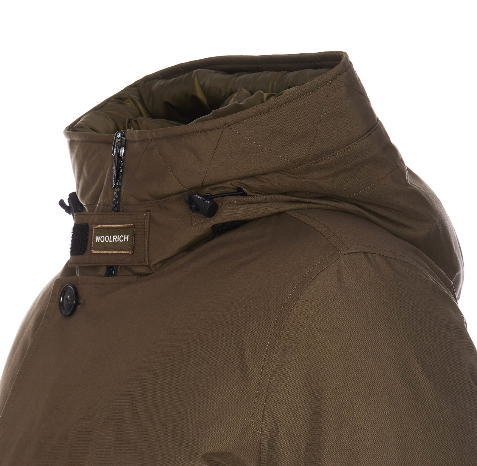 Woolrich Anorak Parka In Yellow