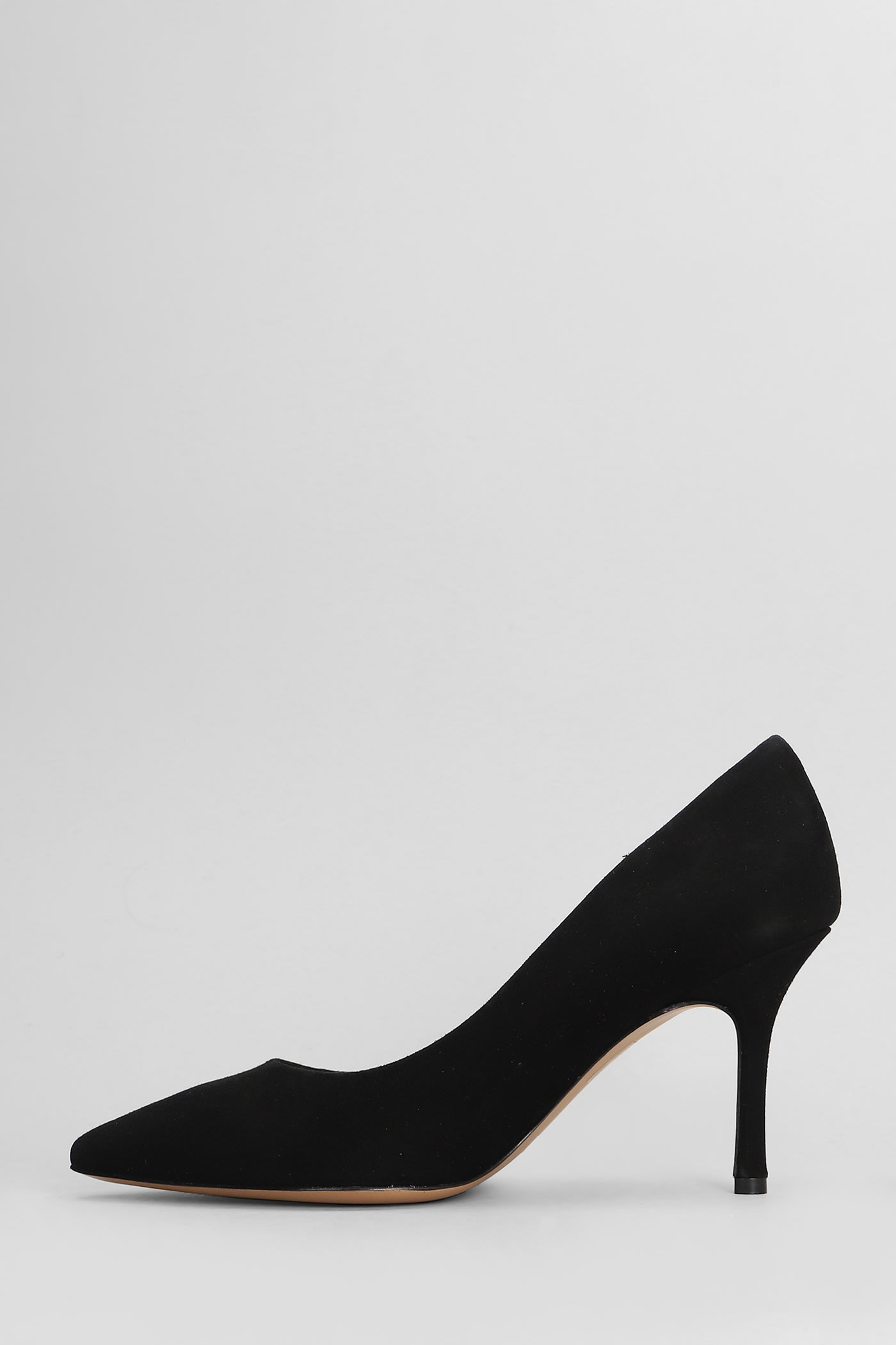 Shop The Seller Pumps In Black Suede