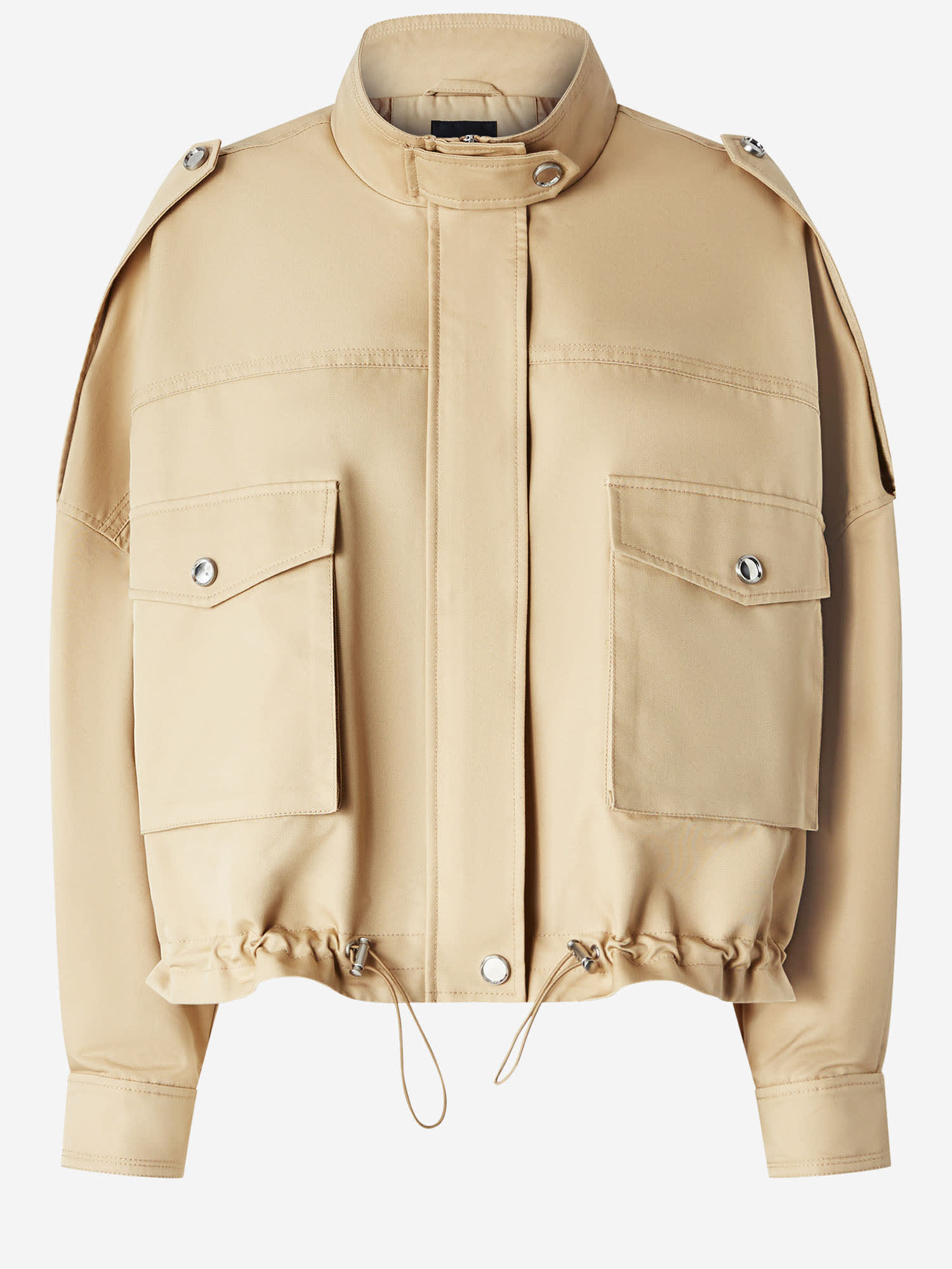 Pinko Cotton Blend Waterproof Jacket