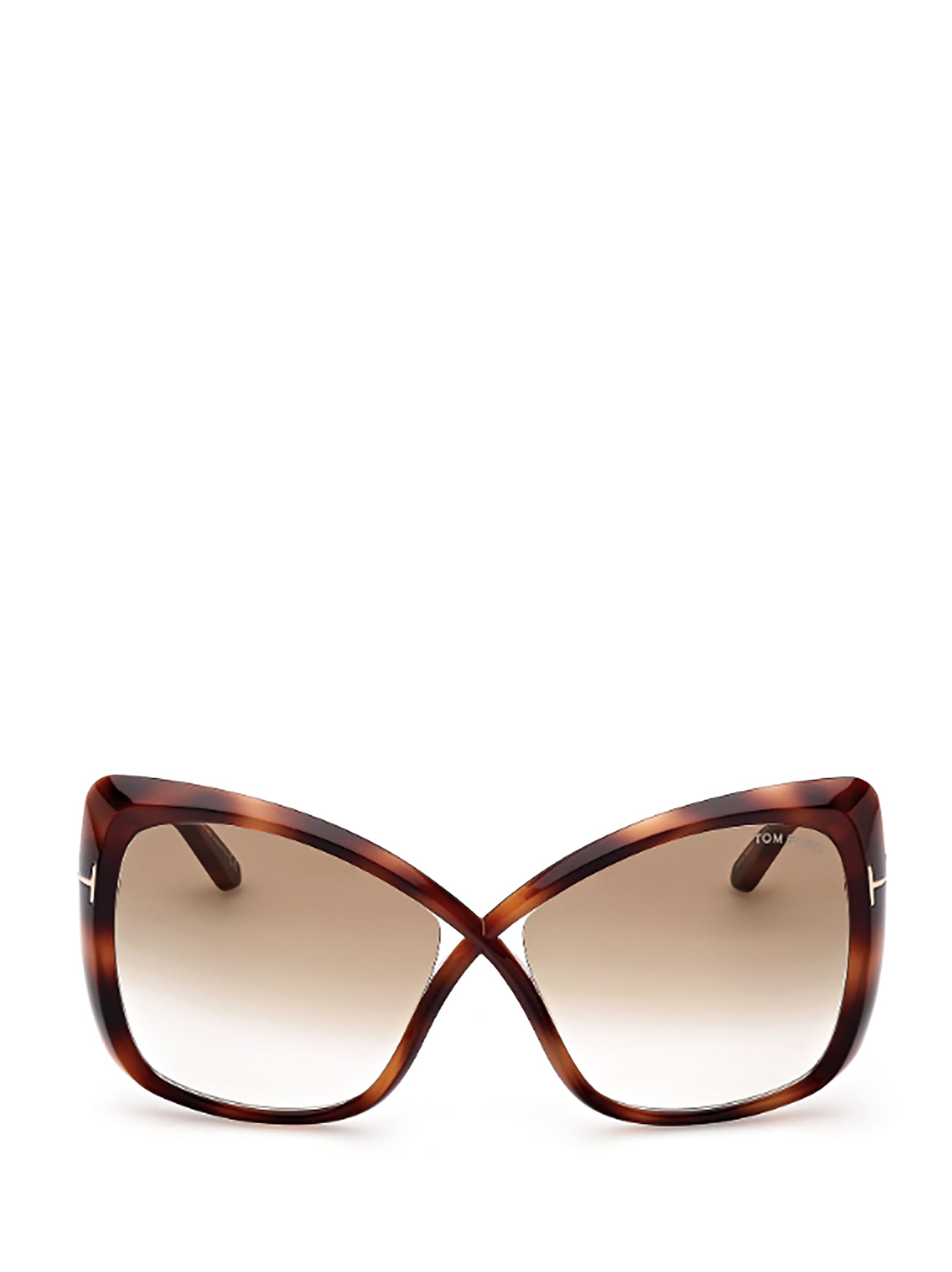 Tom Ford Jasmin Injection Plastic Butterfly Sunglasses In Blonde Havana